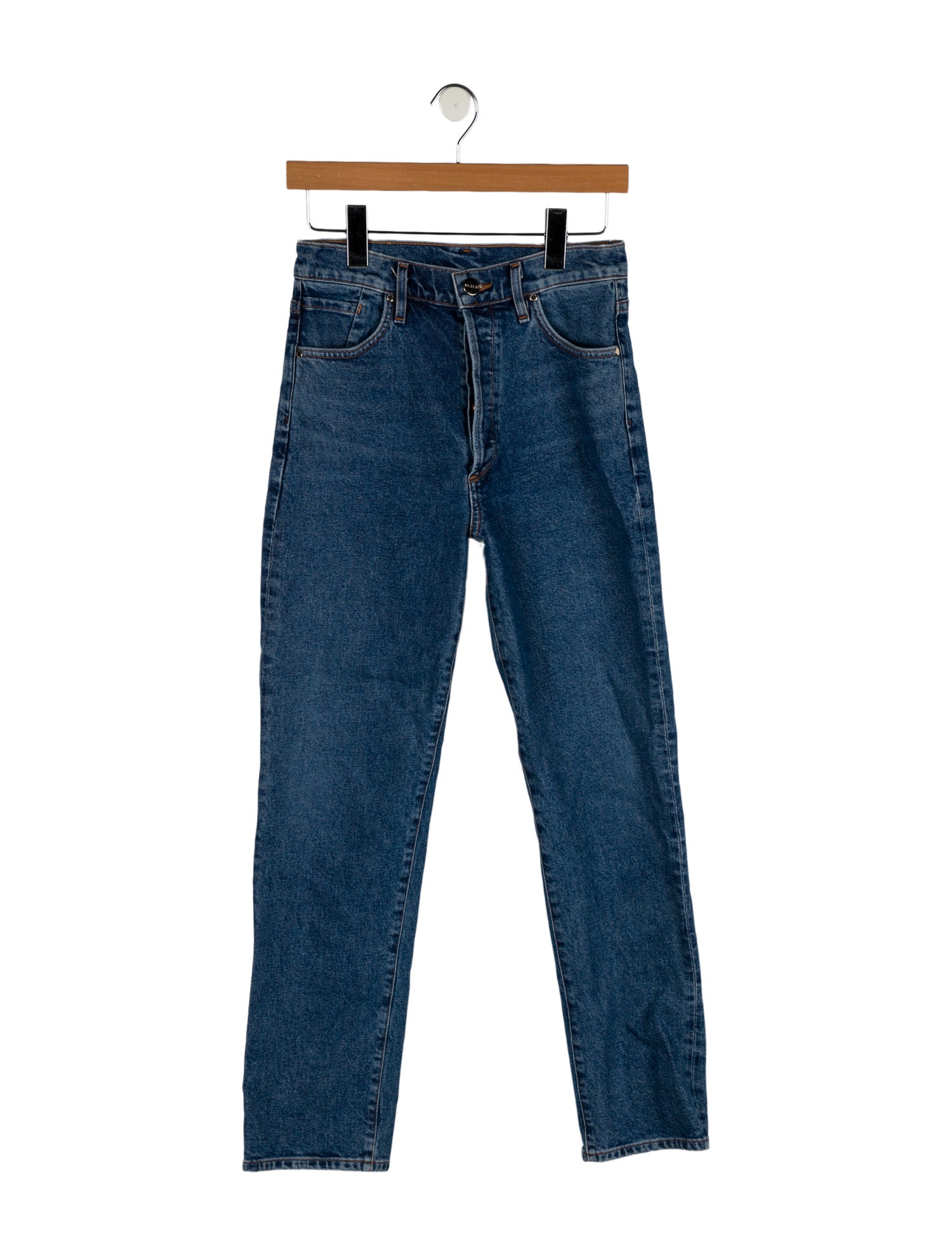 GoldSign High-Rise Skinny Leg Jeans