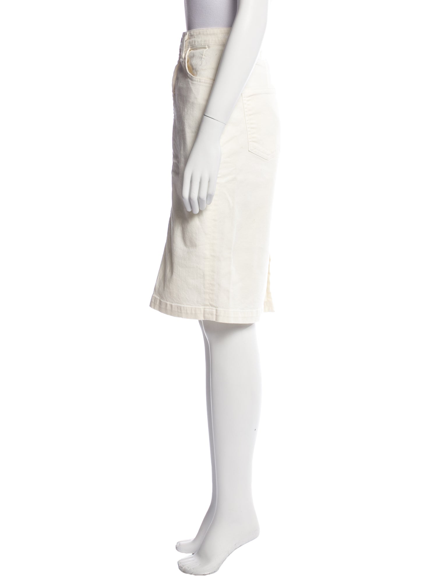 GoldSign Knee-Length Skirt