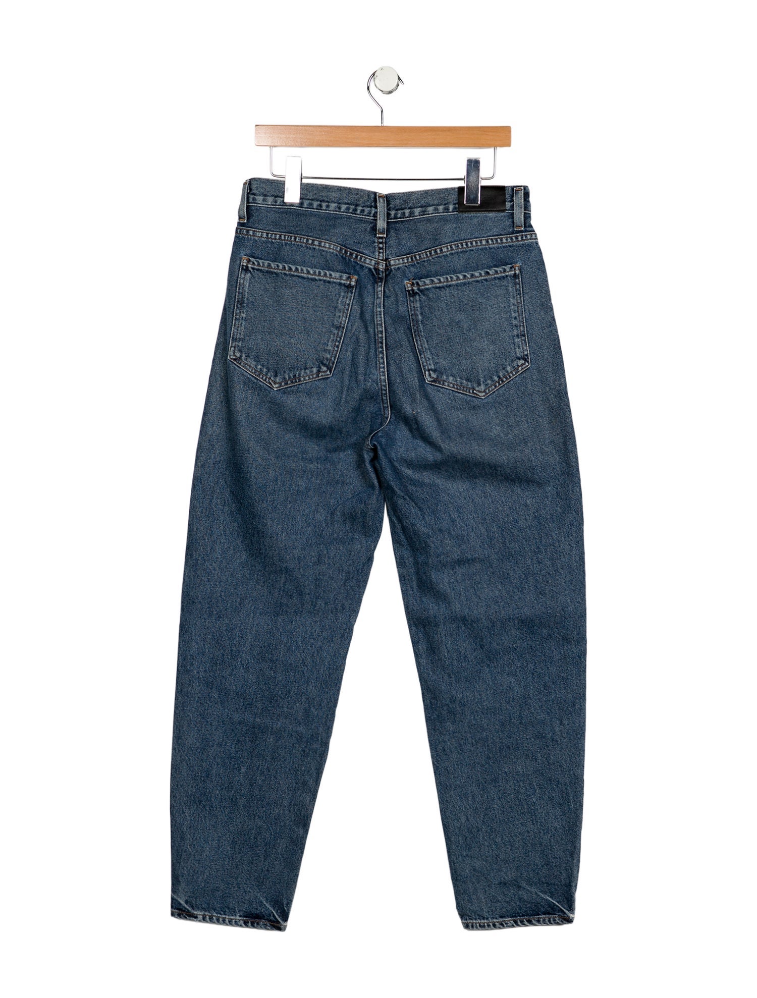 GoldSign High-Rise Straight Leg Jeans