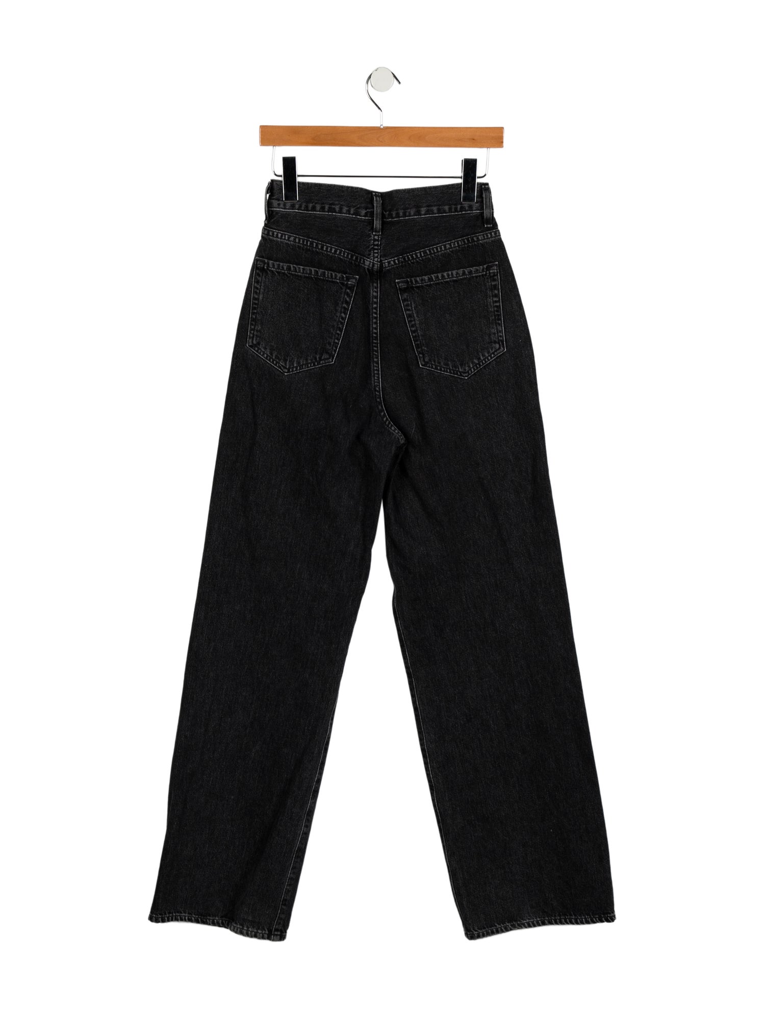 GoldSign High-Rise Wide Leg Jeans