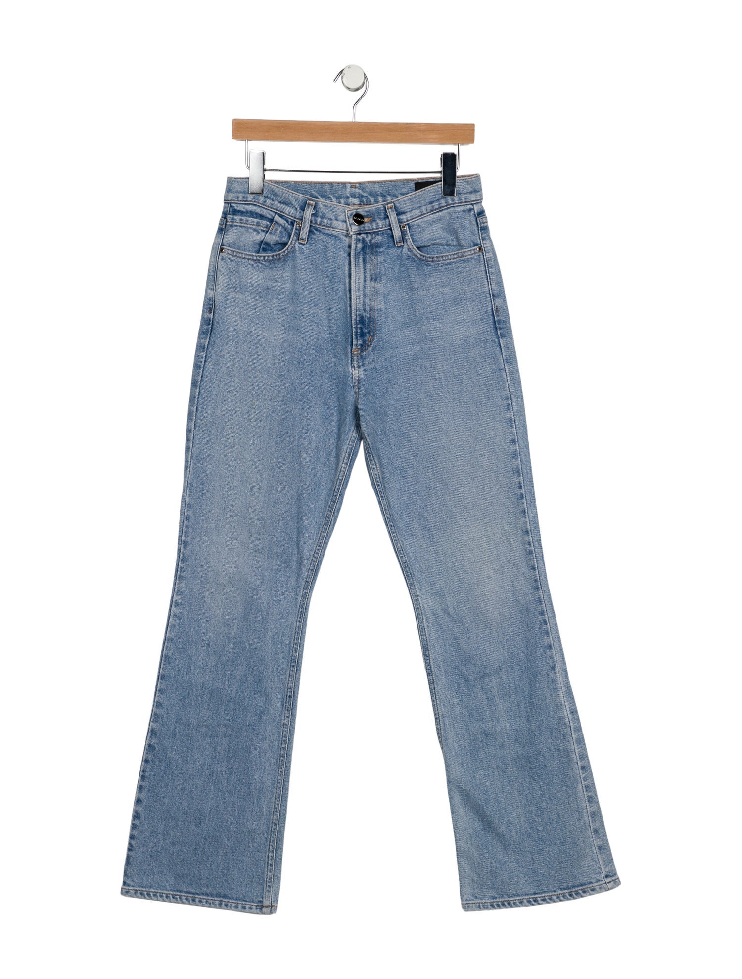 GoldSign High-Rise Wide Leg Jeans