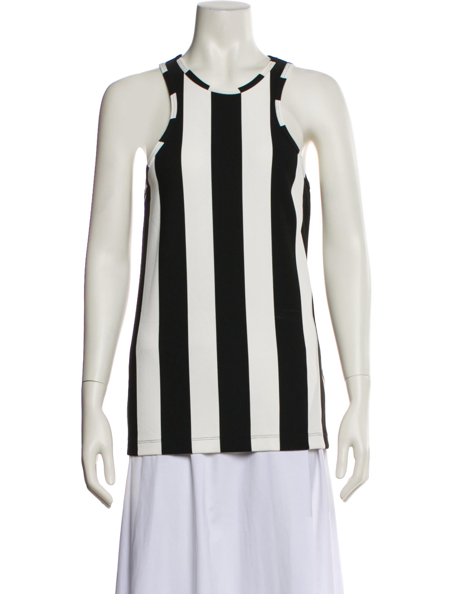 GoldSign Striped Crew Neck Top