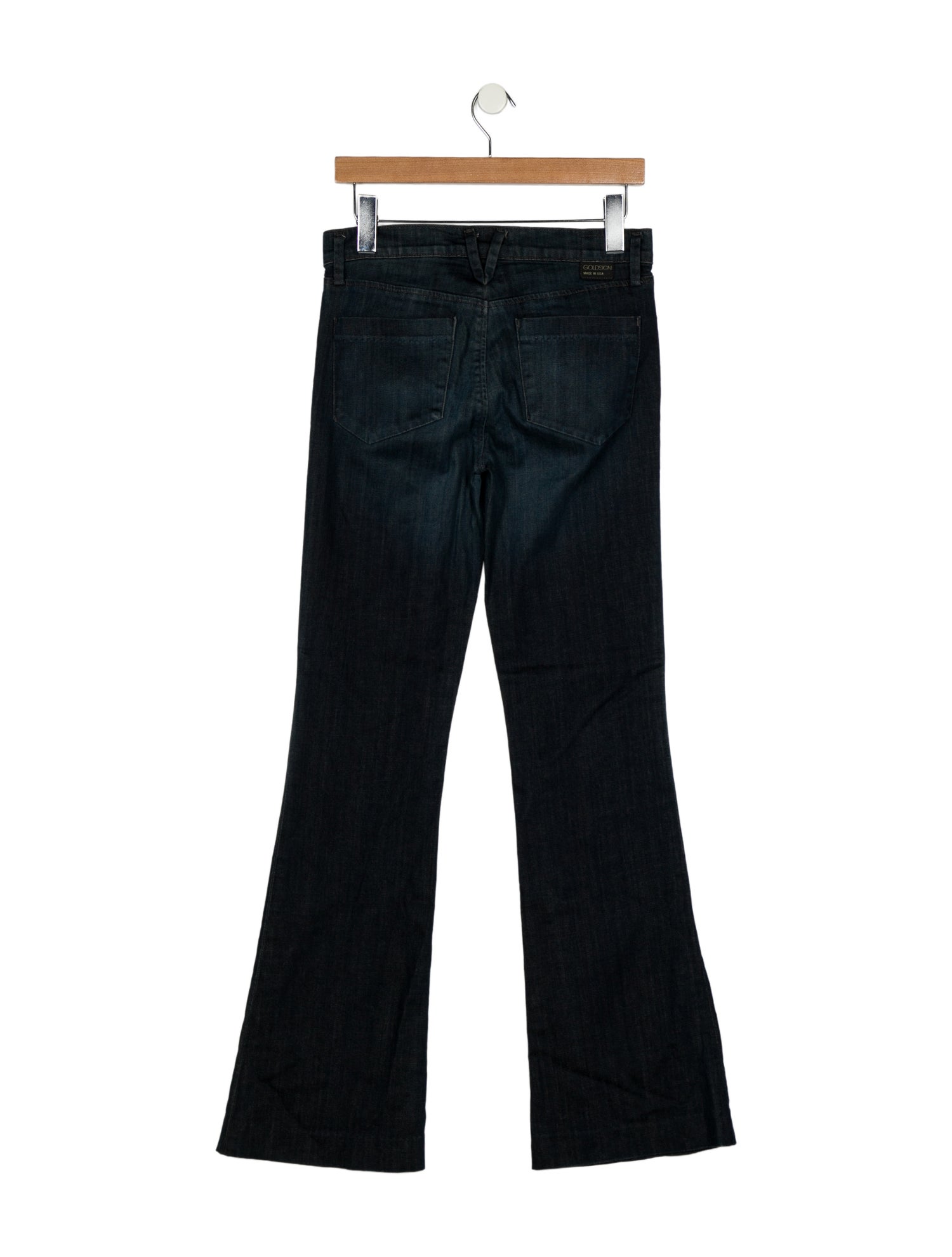 GoldSign High-Rise Wide Leg Jeans