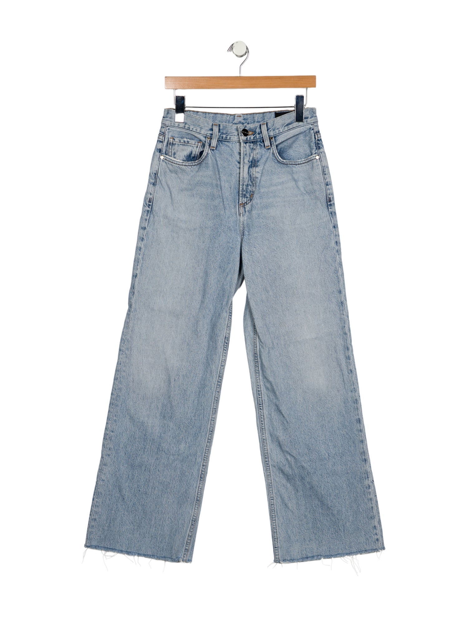 GoldSign High-Rise Wide Leg Jeans