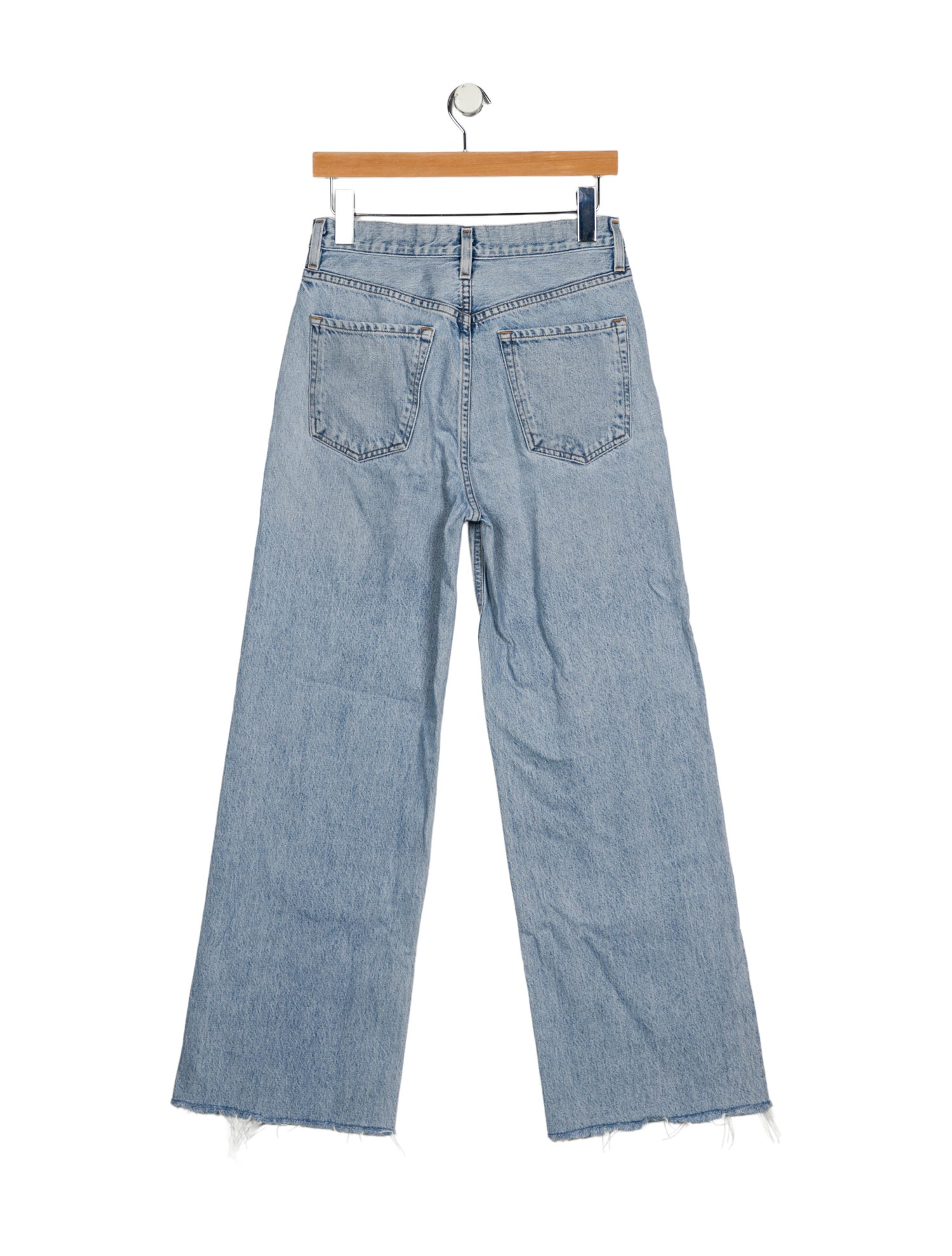 GoldSign High-Rise Wide Leg Jeans