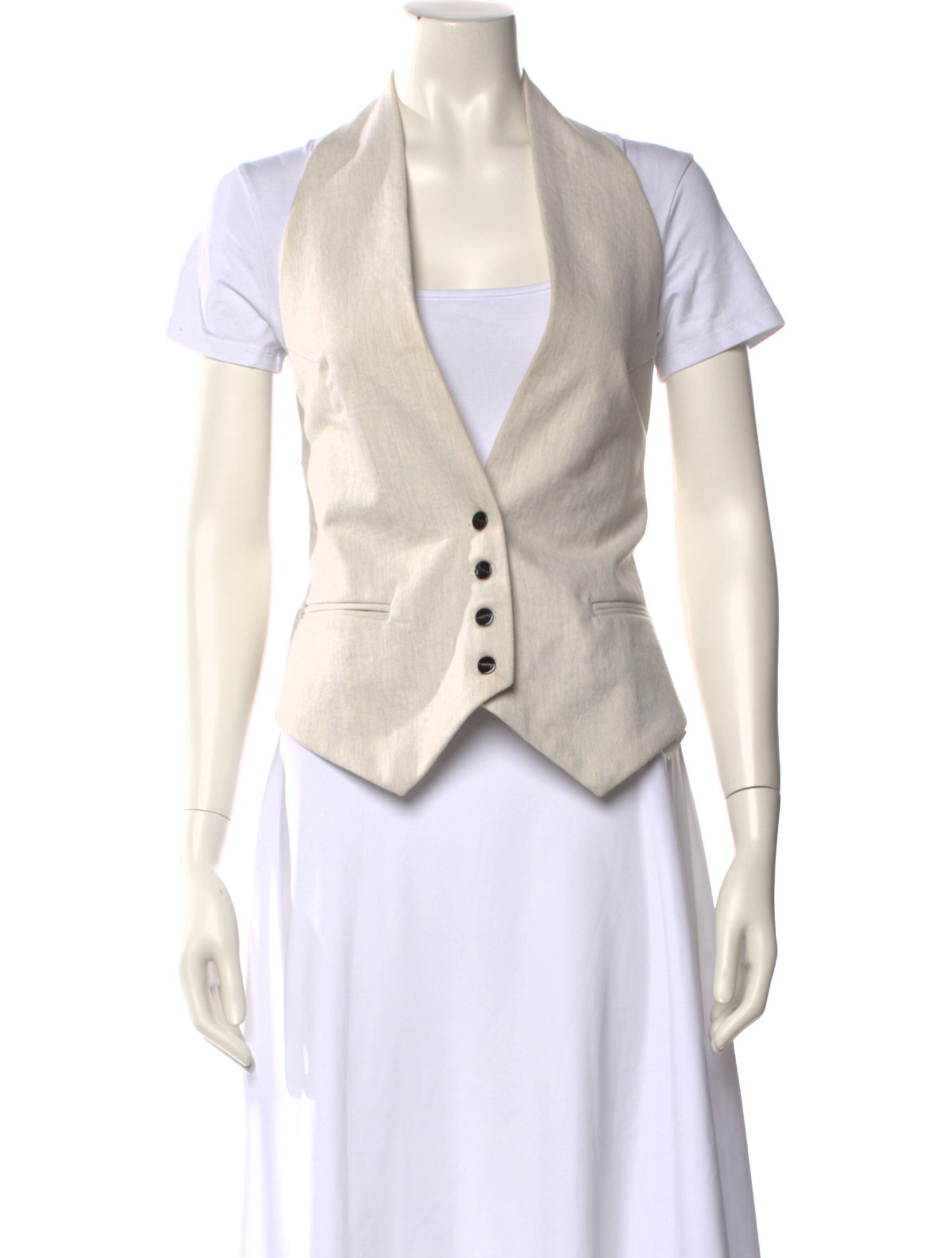 GoldSign V-Neck Short Sleeve Crop Top