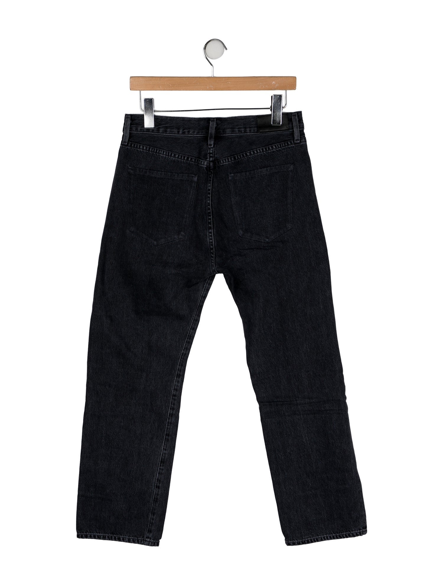 GoldSign Mid-Rise Straight Leg Jeans