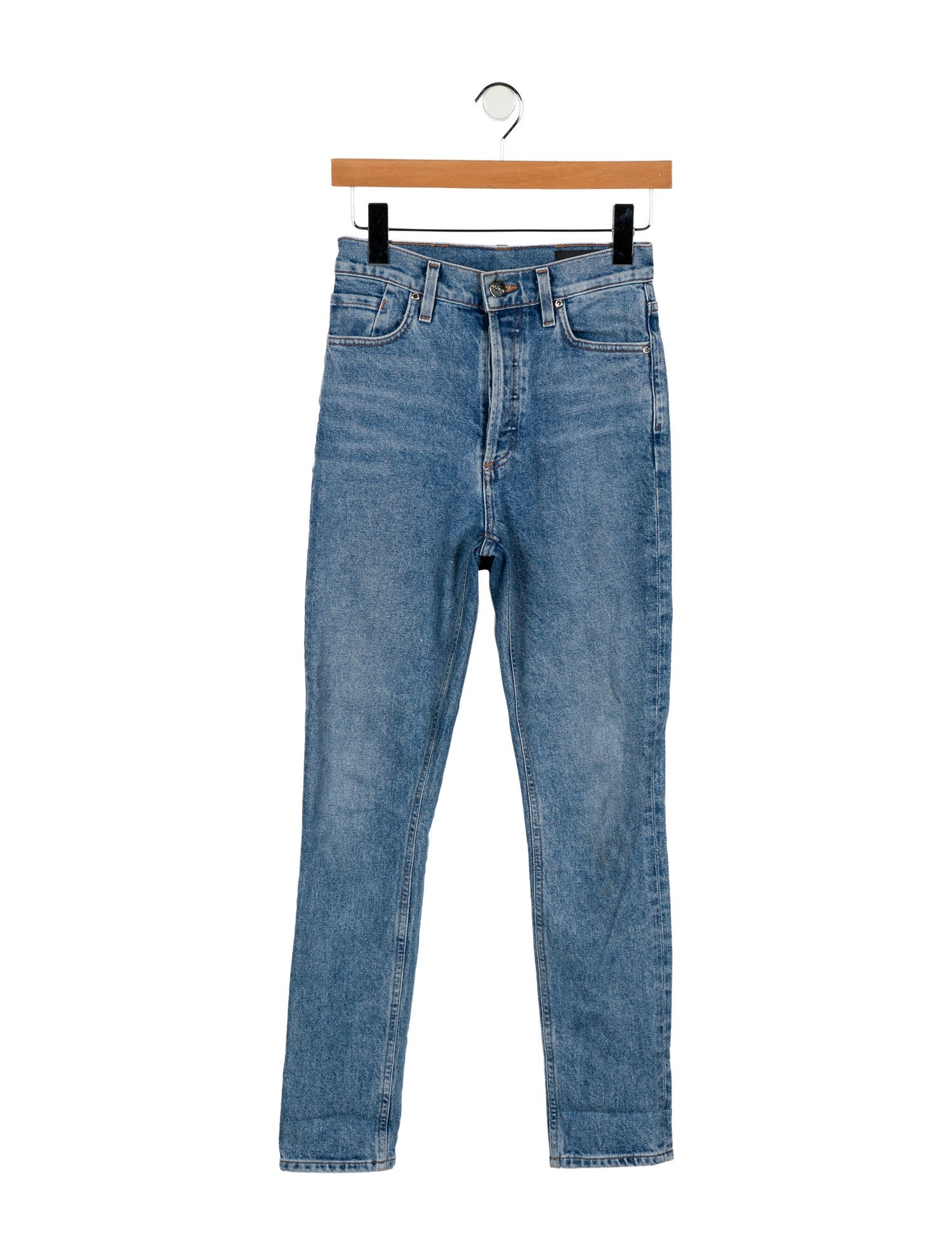 GoldSign Mid-Rise Skinny Leg Jeans