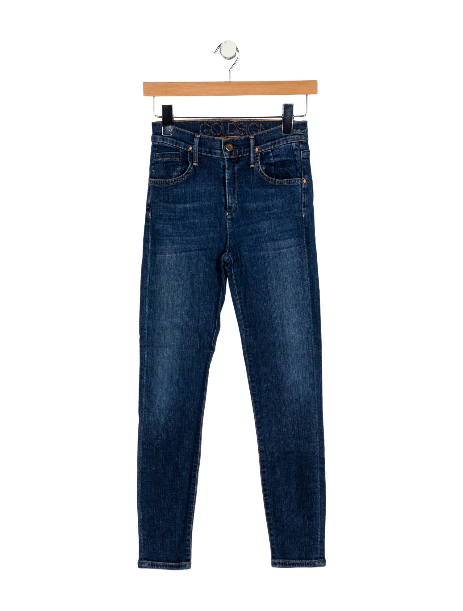 GoldSign Mid-Rise Skinny Leg Jeans