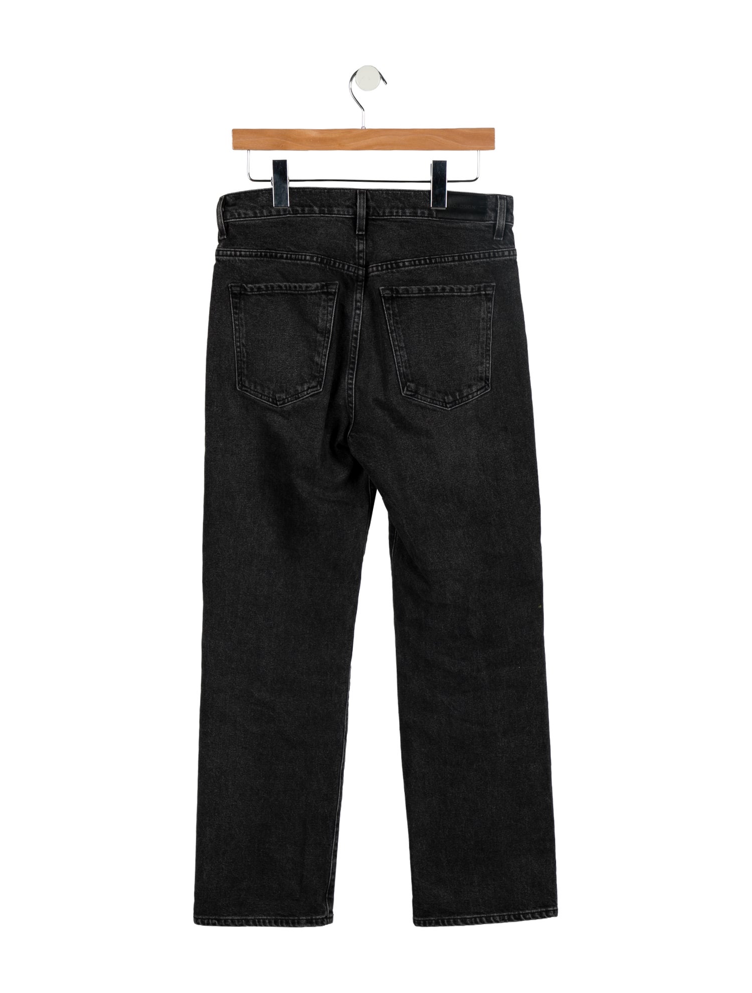 GoldSign Mid-Rise Straight Leg Jeans