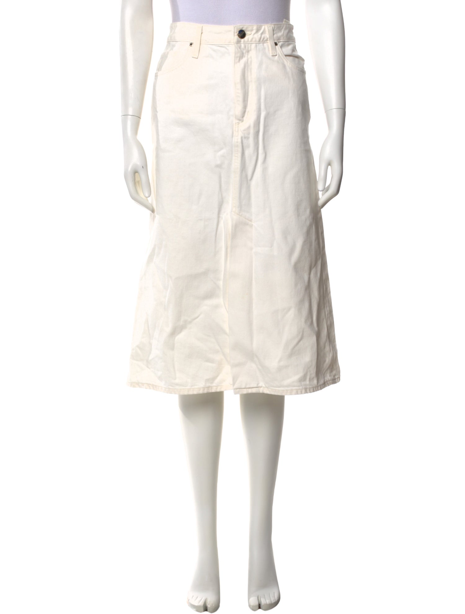 GoldSign Knee-Length Skirt