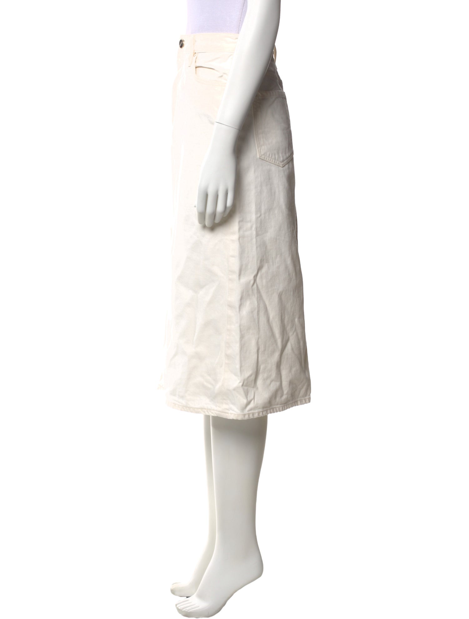 GoldSign Knee-Length Skirt