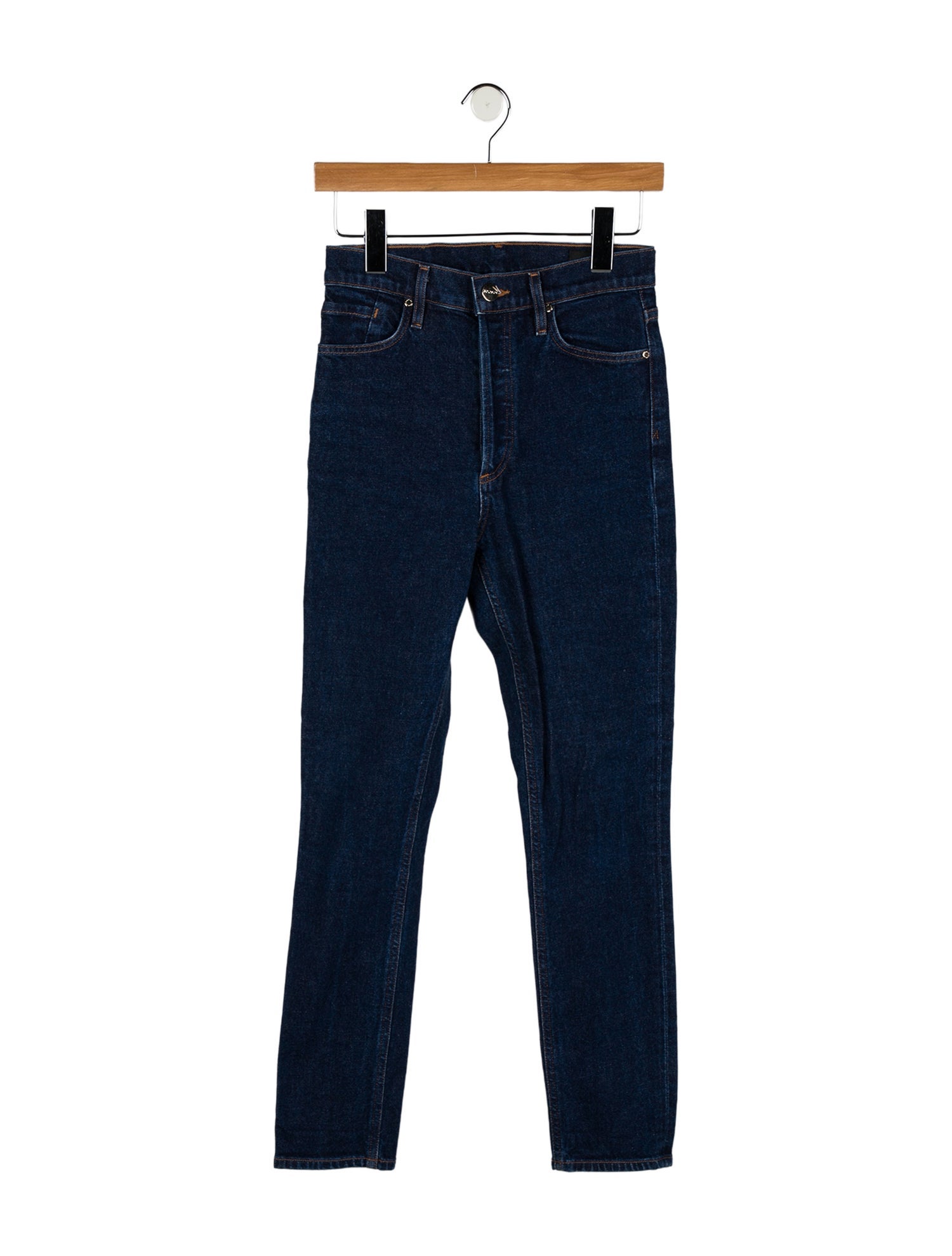 GoldSign High-Rise Skinny Leg Jeans