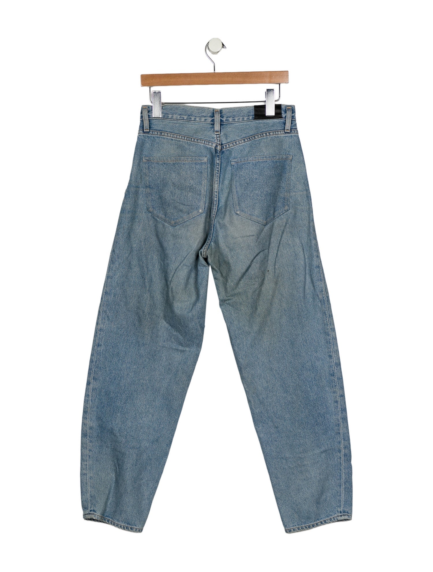 GoldSign High-Rise Straight Leg Jeans