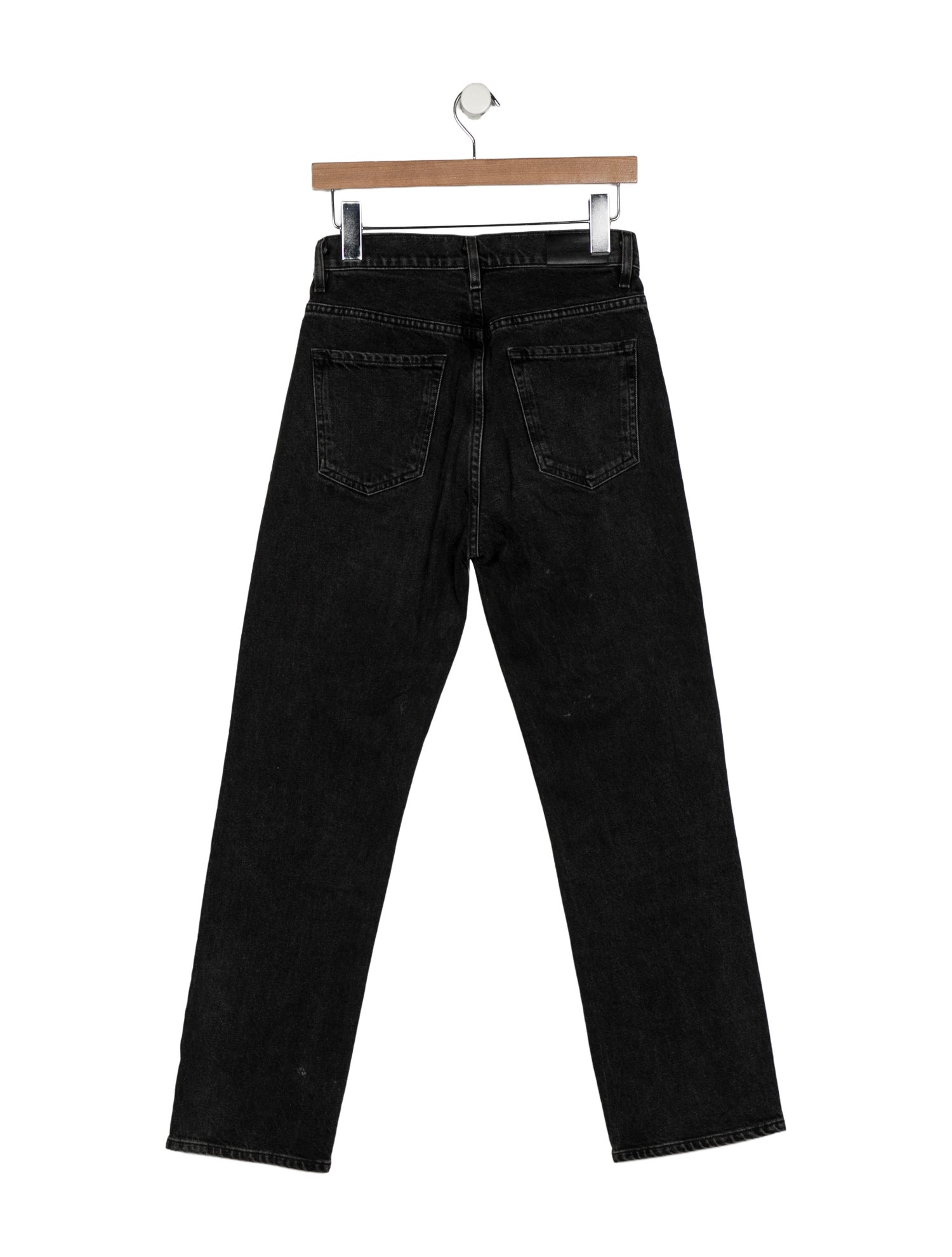 GoldSign High-Rise Straight Leg Jeans
