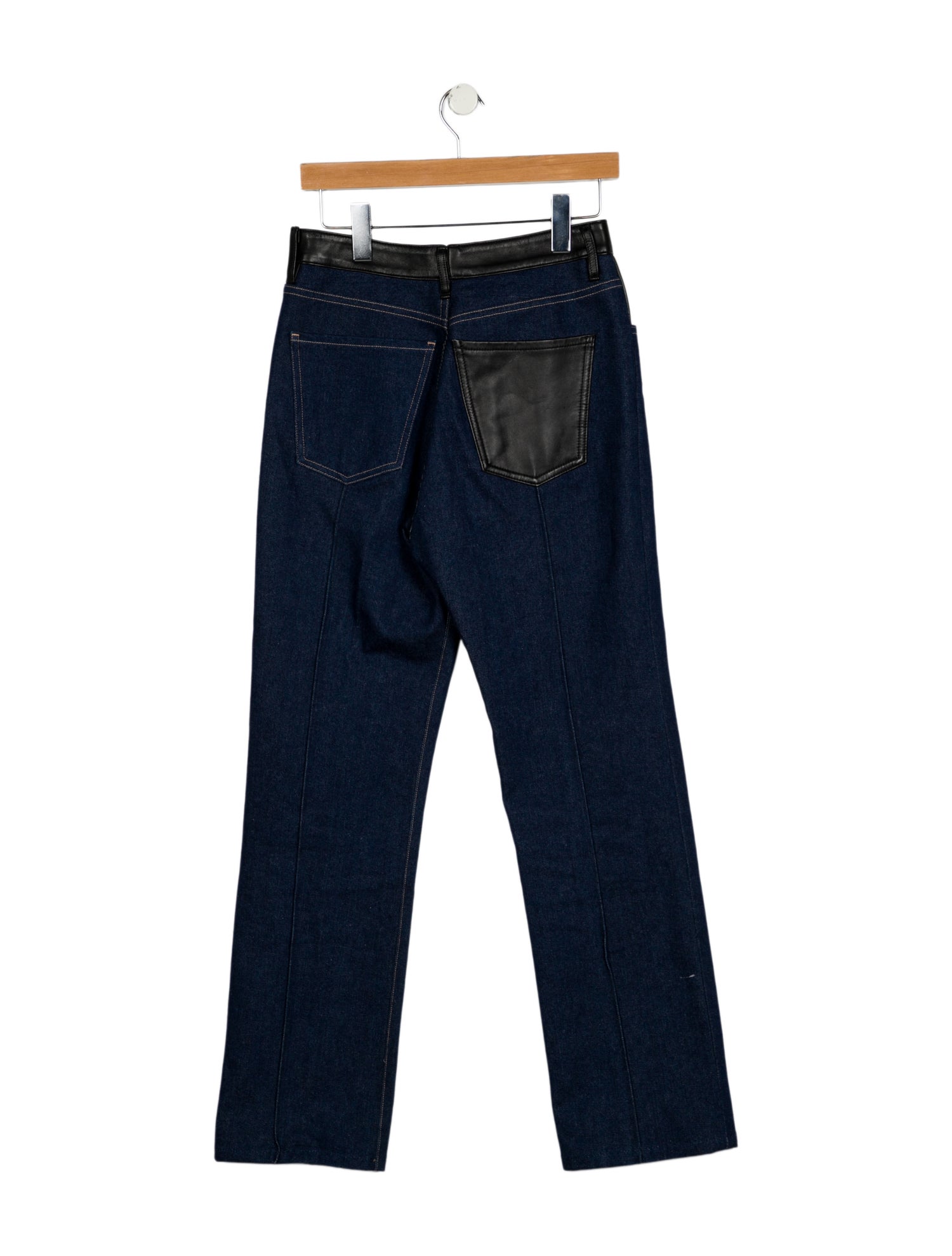 GoldSign High-Rise Straight Leg Jeans