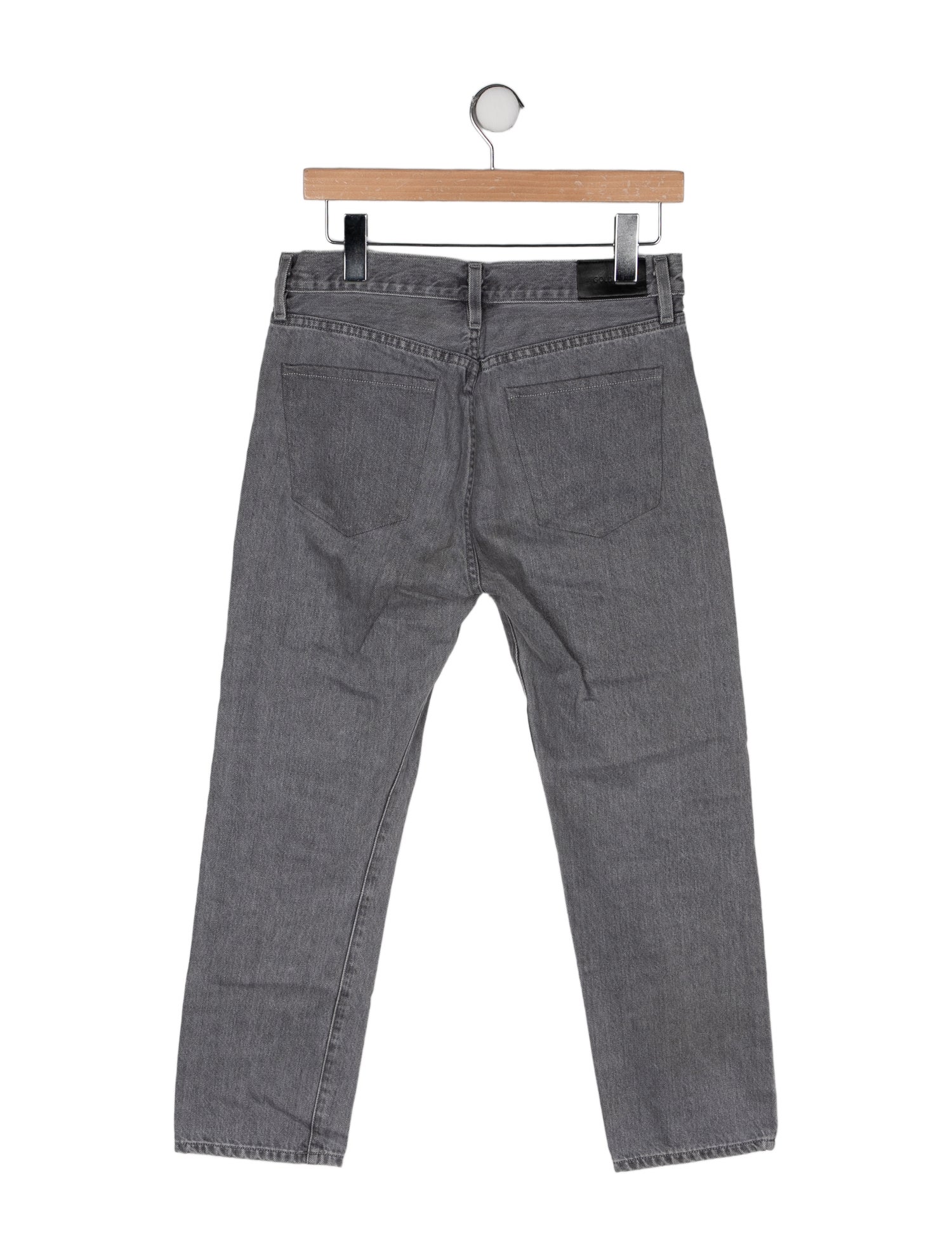 GoldSign Mid-Rise Straight Leg Jeans