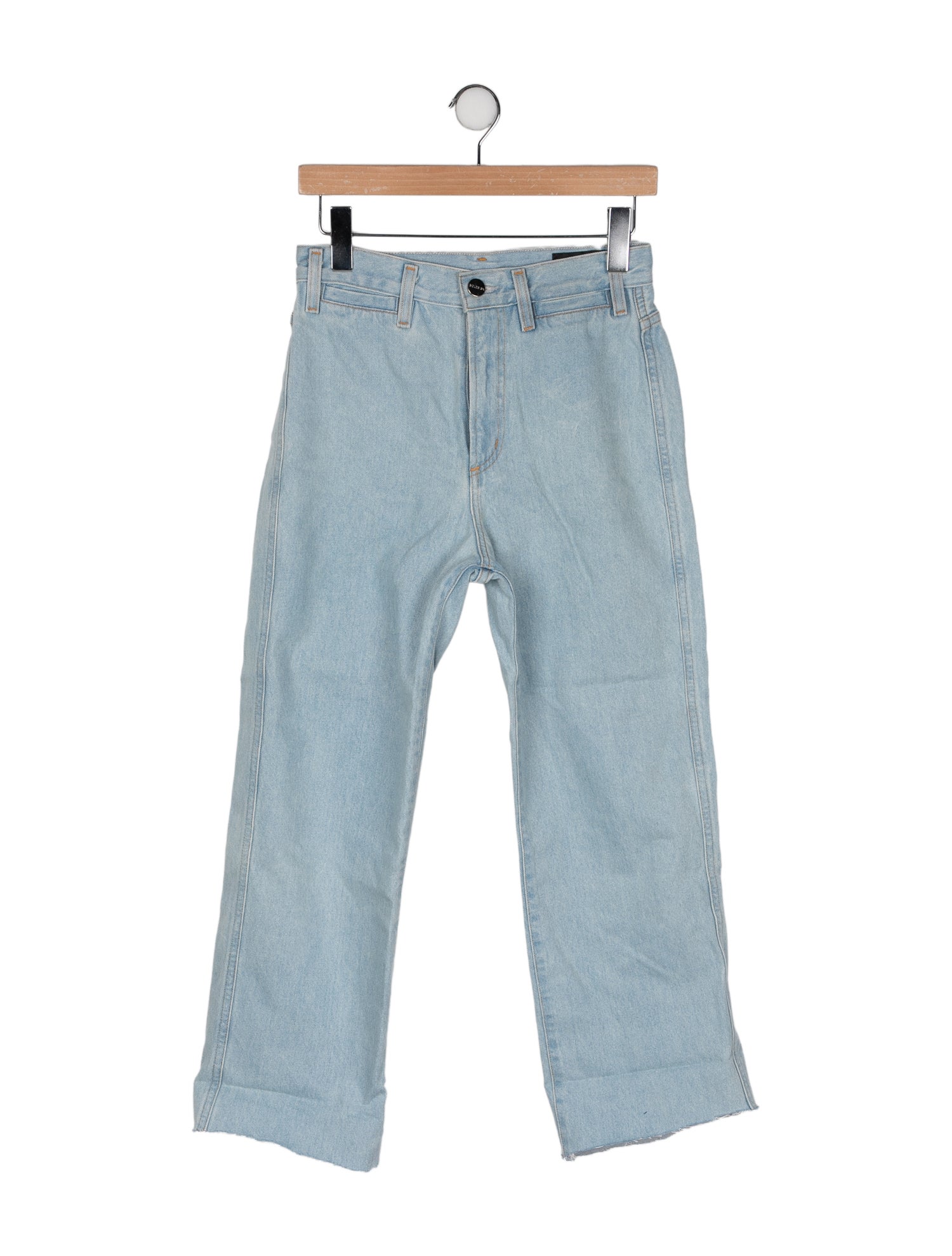 GoldSign High-Rise Wide Leg Jeans