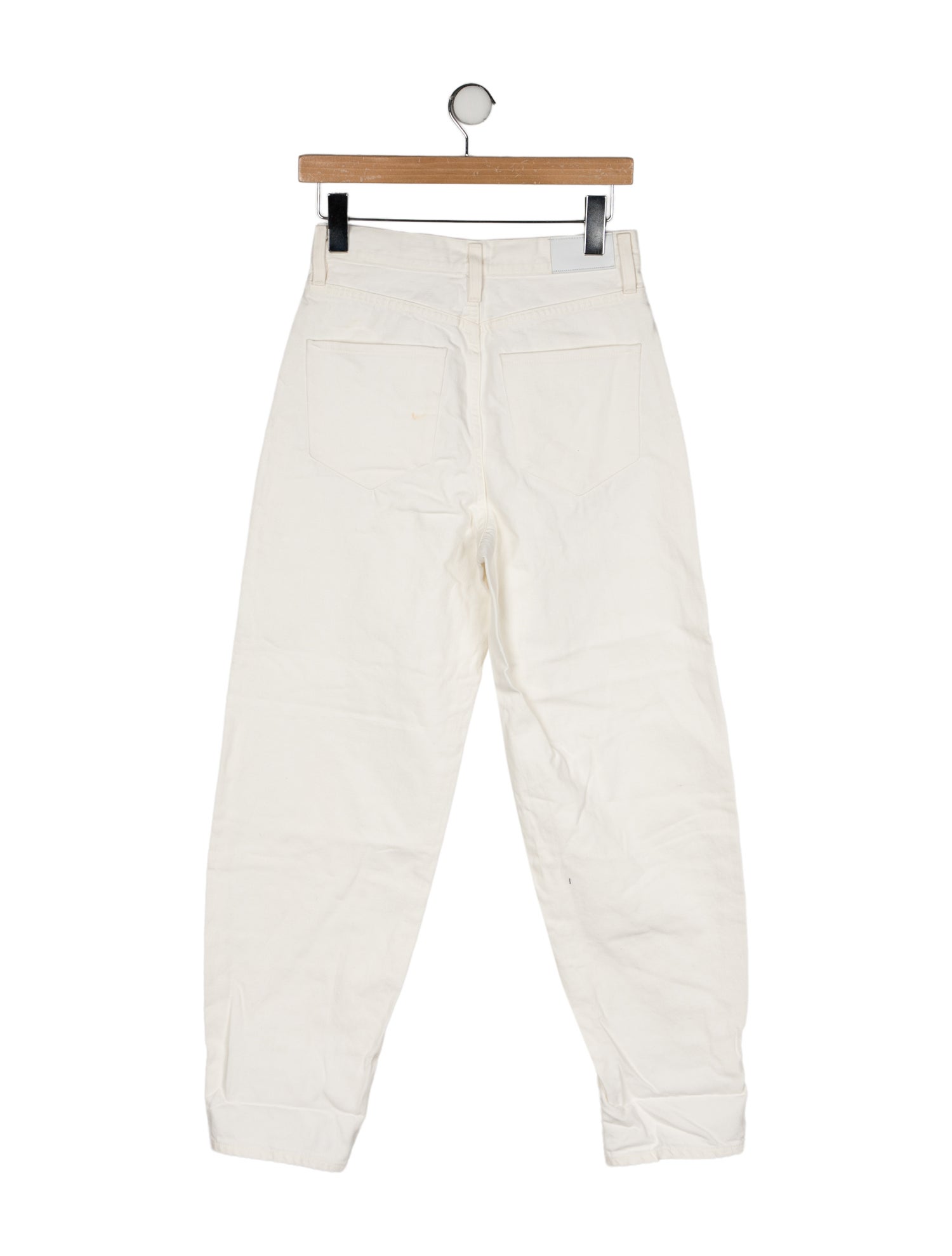 GoldSign High-Rise Straight Leg Jeans