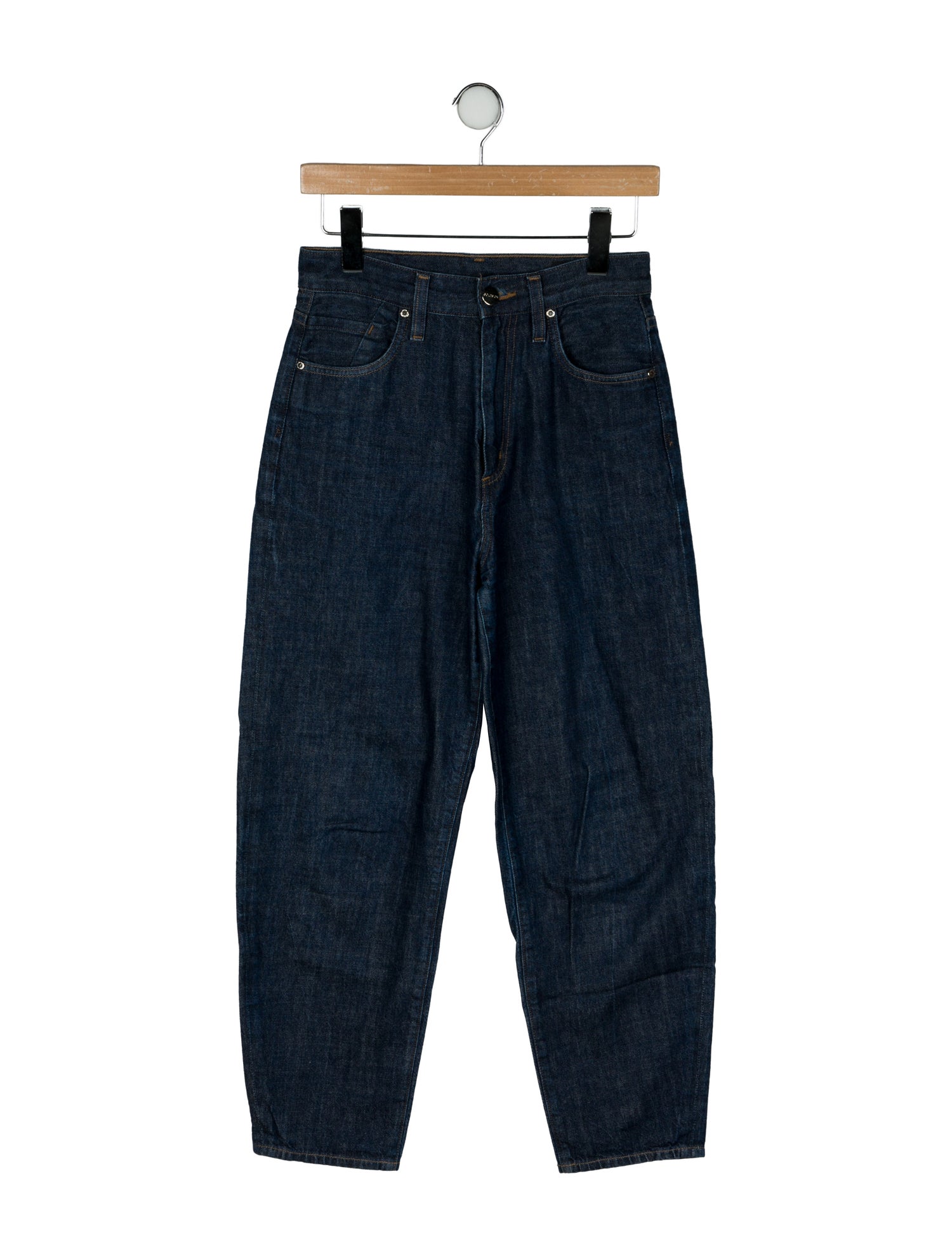 GoldSign High-Rise Straight Leg Jeans