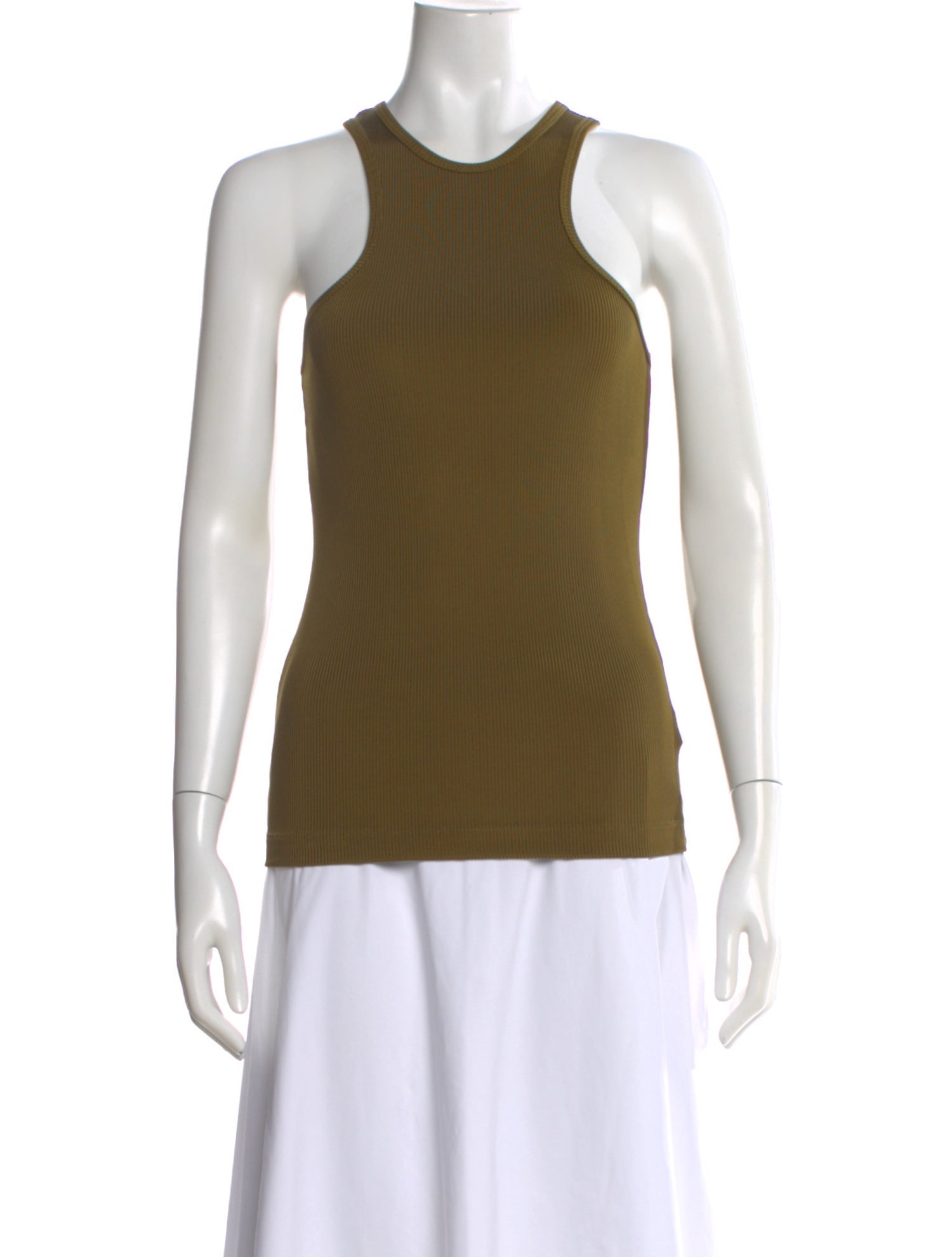 GoldSign Crew Neck Sleeveless Top