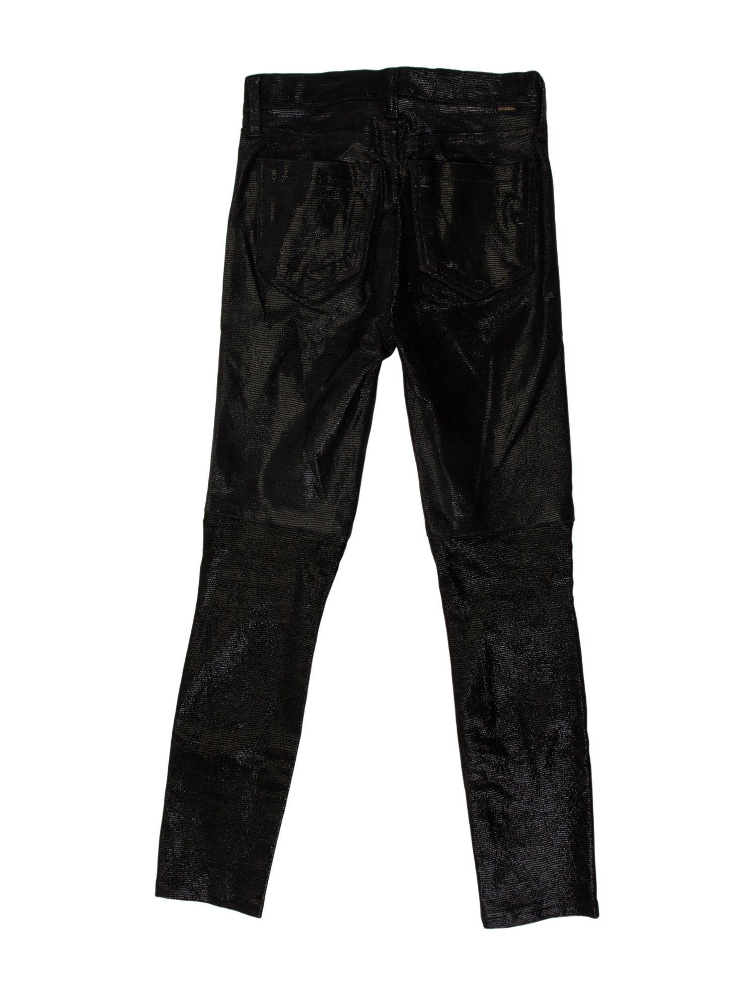 GoldSign Leather Skinny Leg Pants