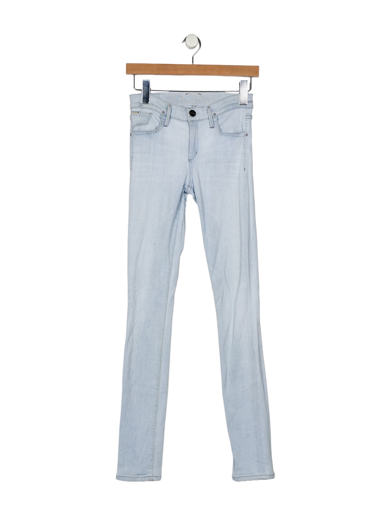 GoldSign Mid-Rise Skinny Leg Jeans