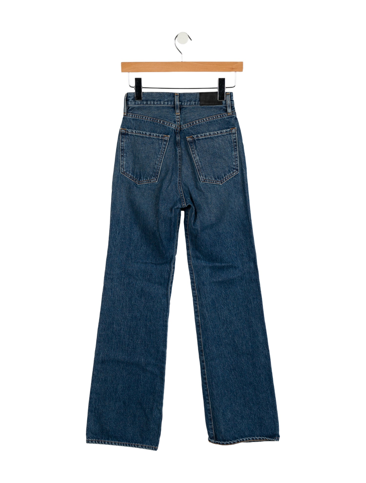 GoldSign High-Rise Wide Leg Jeans