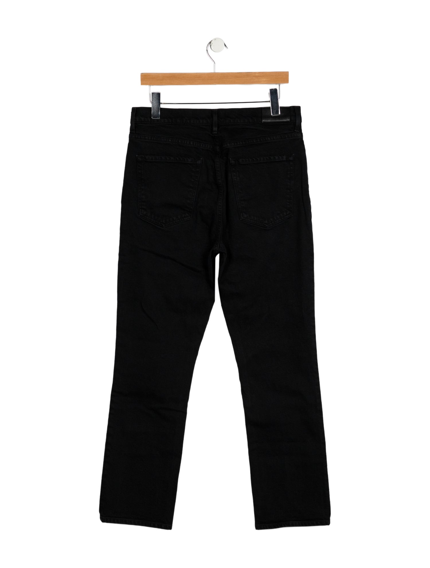 GoldSign High-Rise Straight Leg Jeans