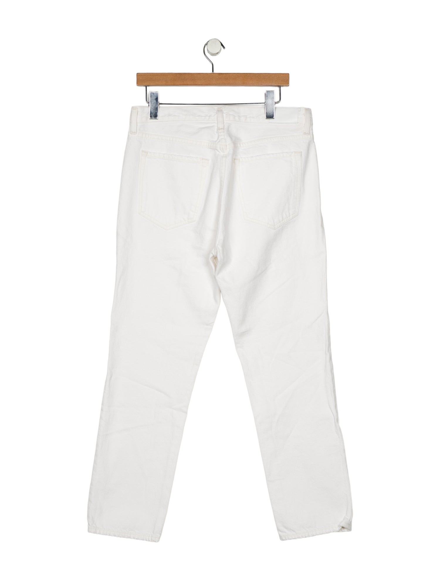 GoldSign High-Rise Straight Leg Jeans