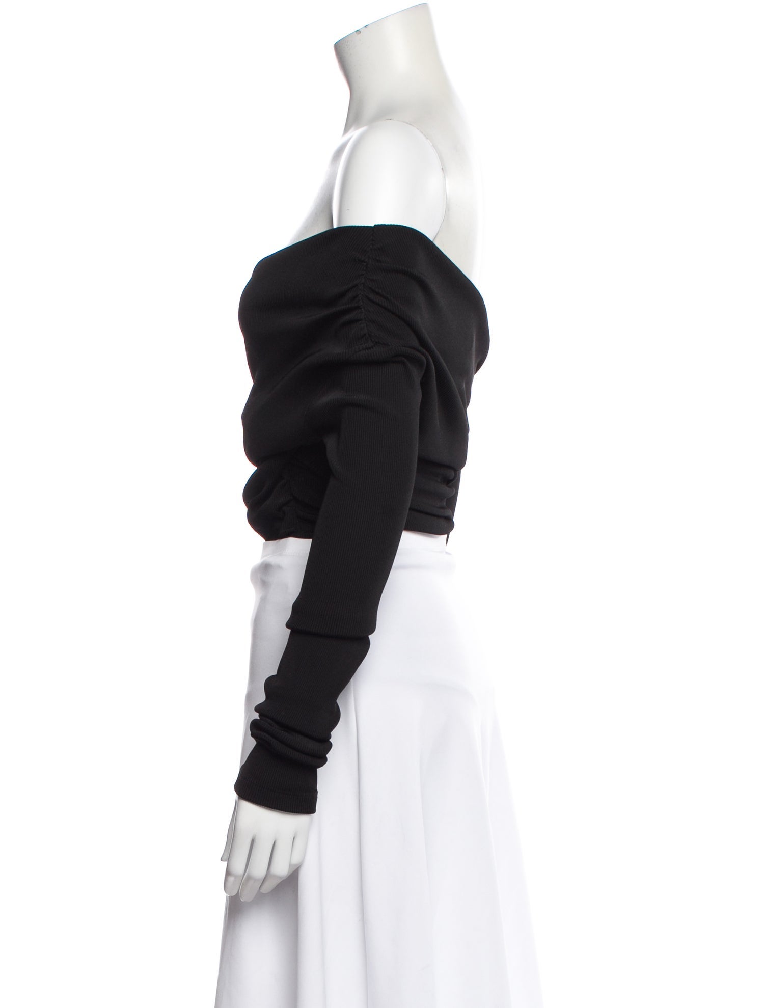 GoldSign Off-The-Shoulder Long Sleeve Top