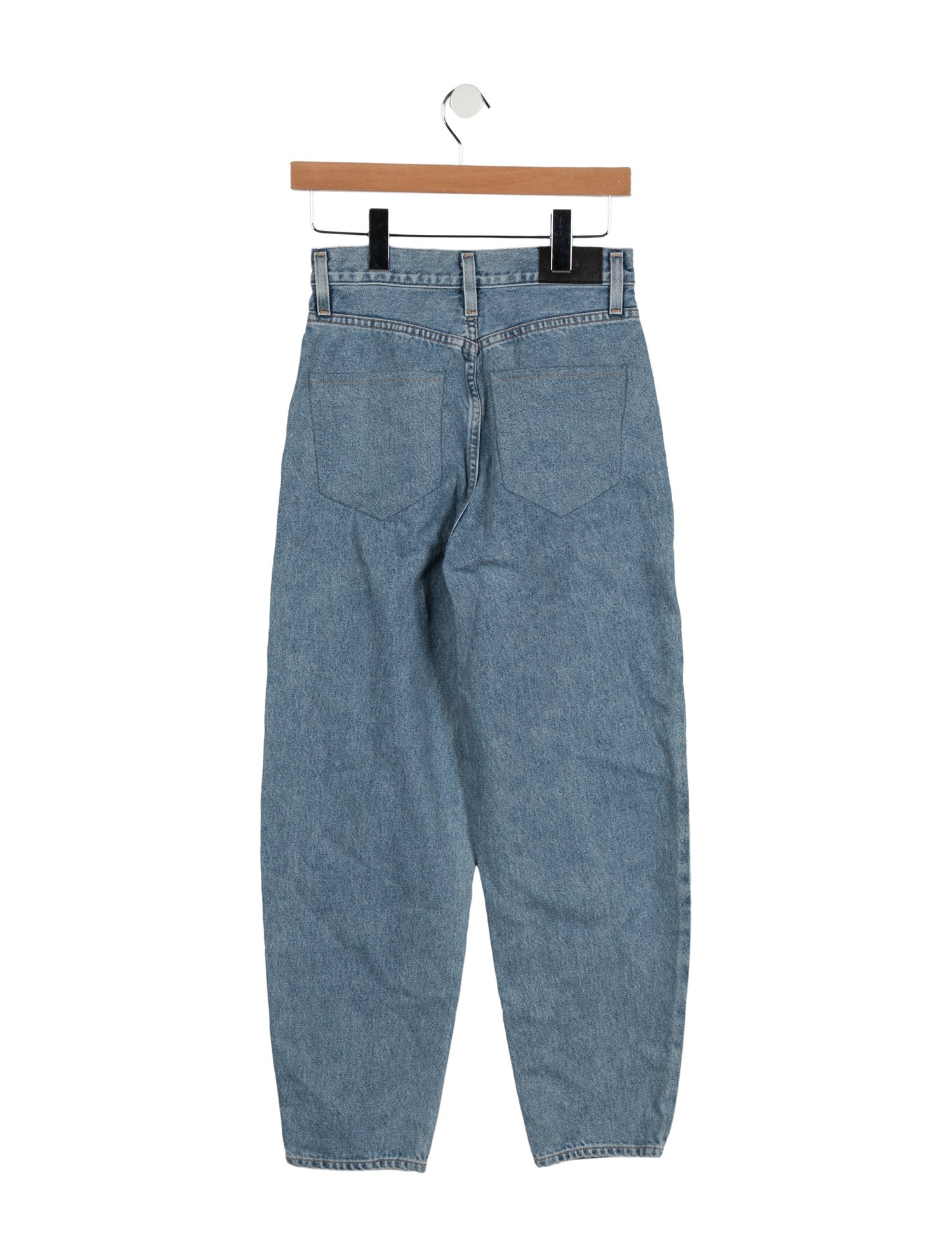 GoldSign High-Rise Straight Leg Jeans