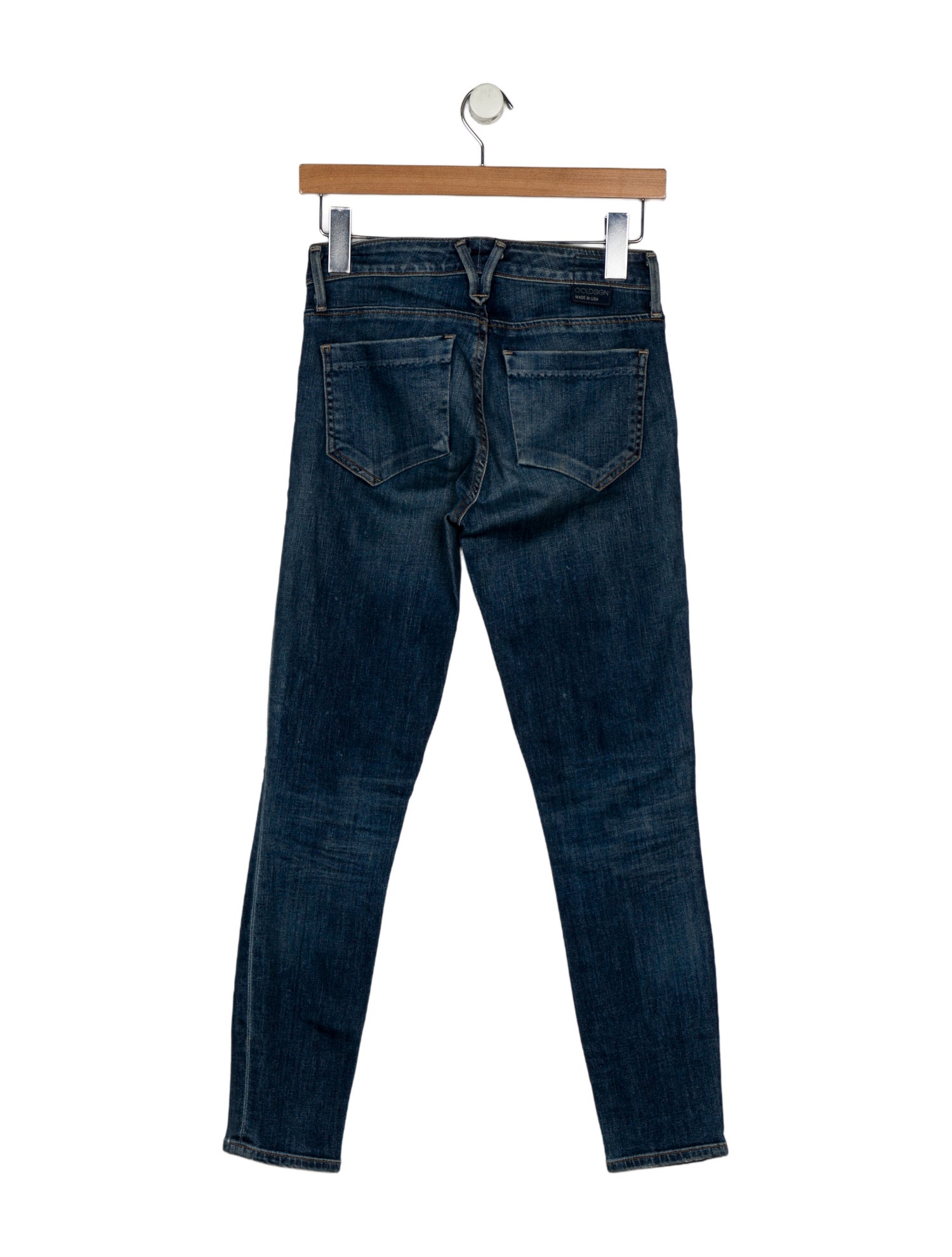 GoldSign Mid-Rise Skinny Leg Jeans