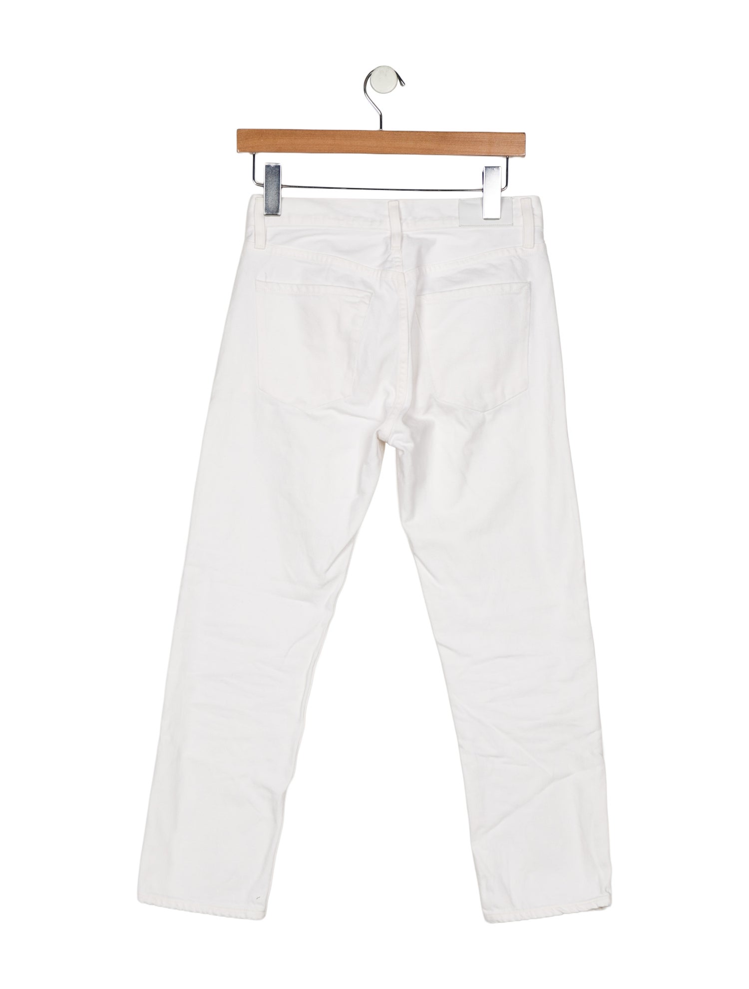 GoldSign Mid-Rise Straight Leg Jeans