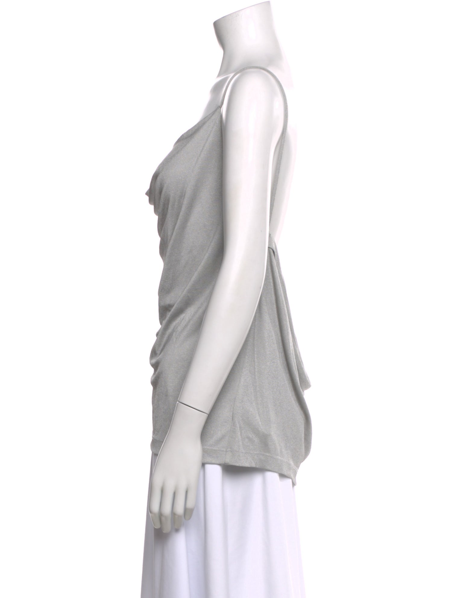 GoldSign Cowl Neck Sleeveless Top