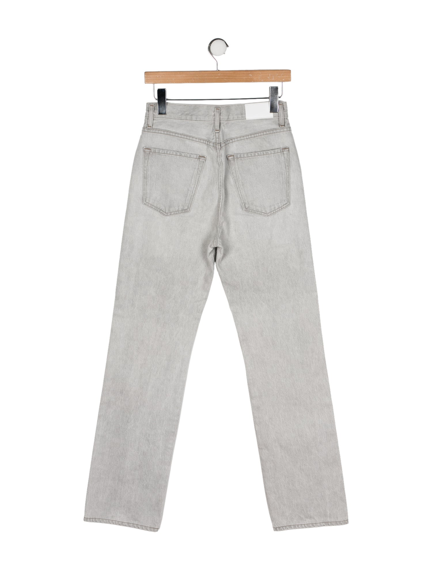 GoldSign High-Rise Straight Leg Jeans