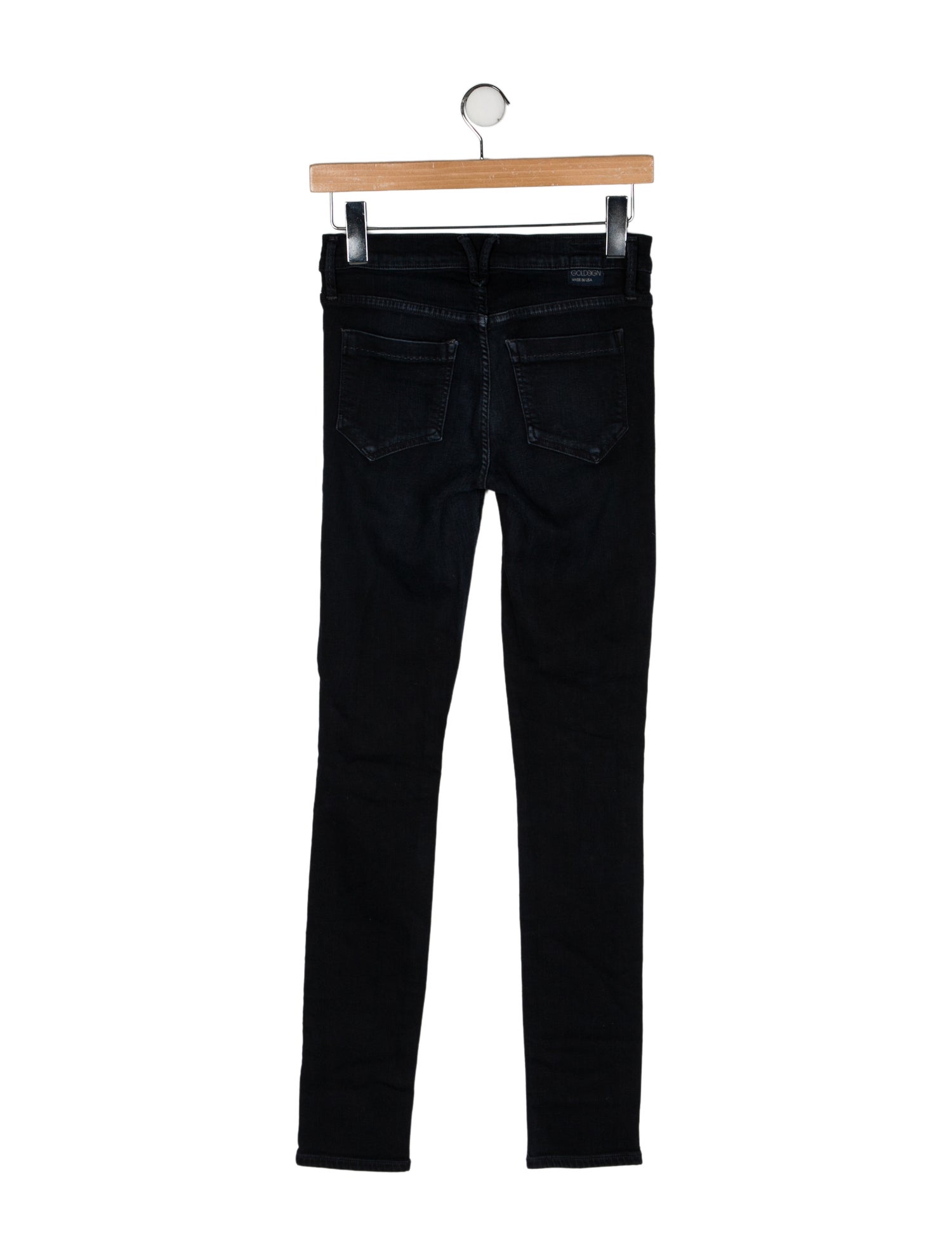 GoldSign Mid-Rise Skinny Leg Jeans