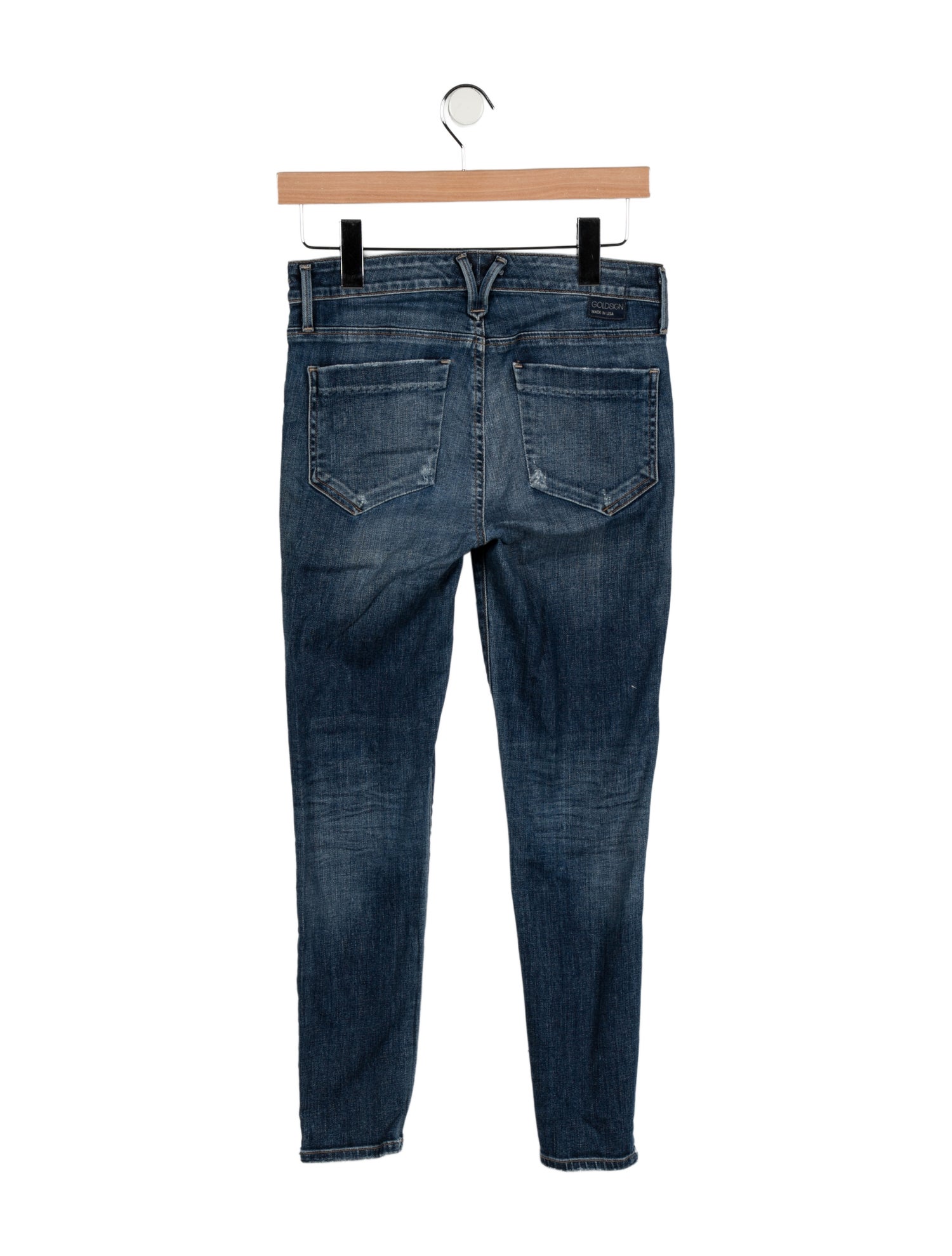 GoldSign Mid-Rise Skinny Leg Jeans