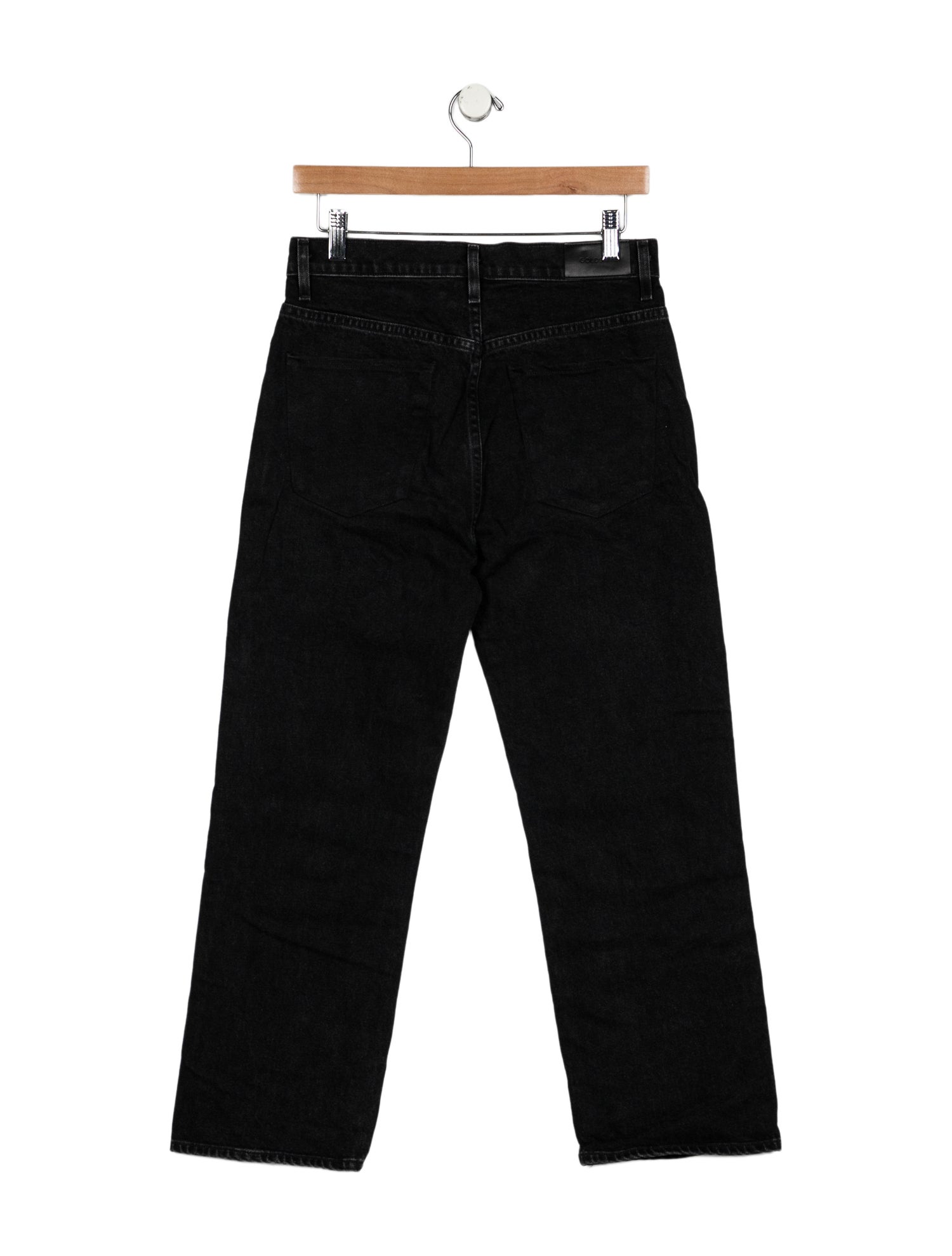 GoldSign High-Rise Straight Leg Jeans