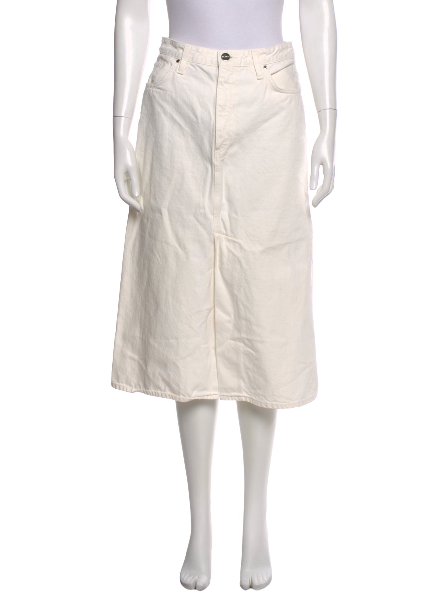 GoldSign Knee-Length Skirt