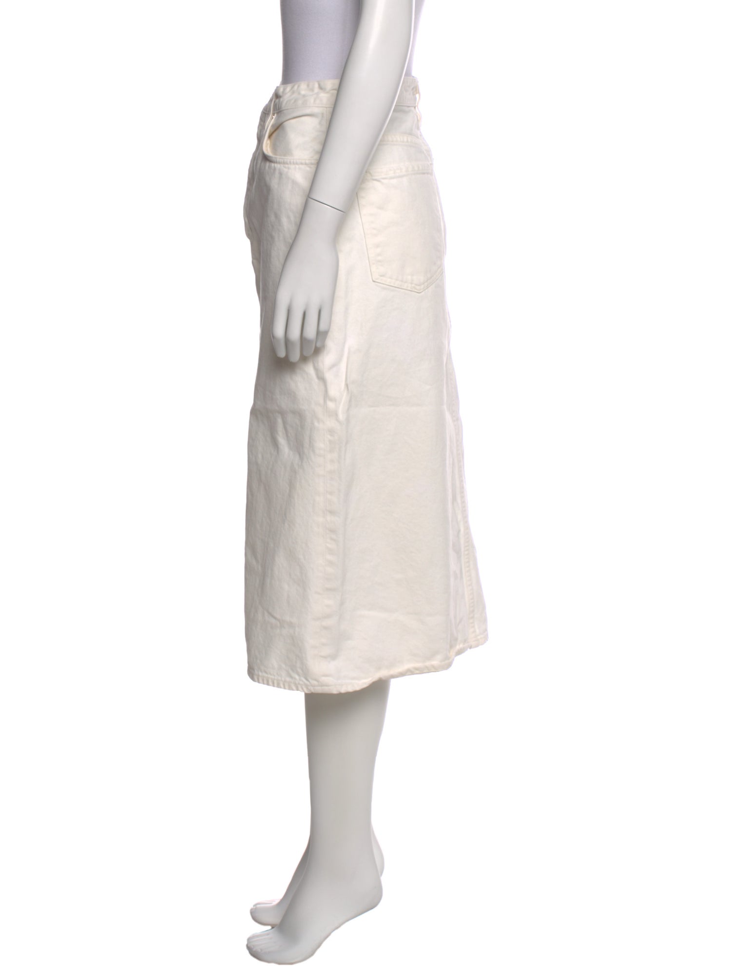 GoldSign Knee-Length Skirt