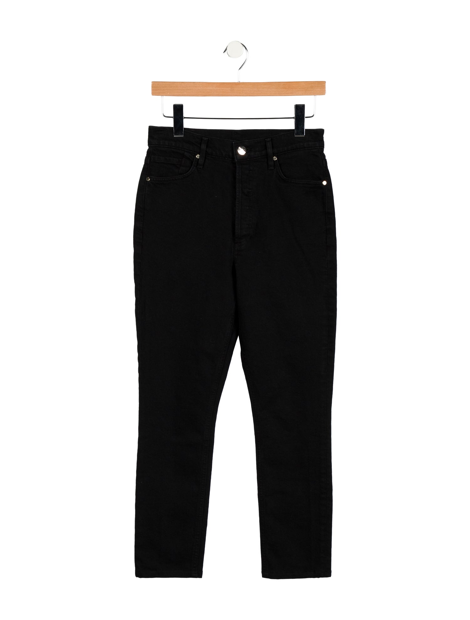 GoldSign High-Rise Straight Leg Jeans