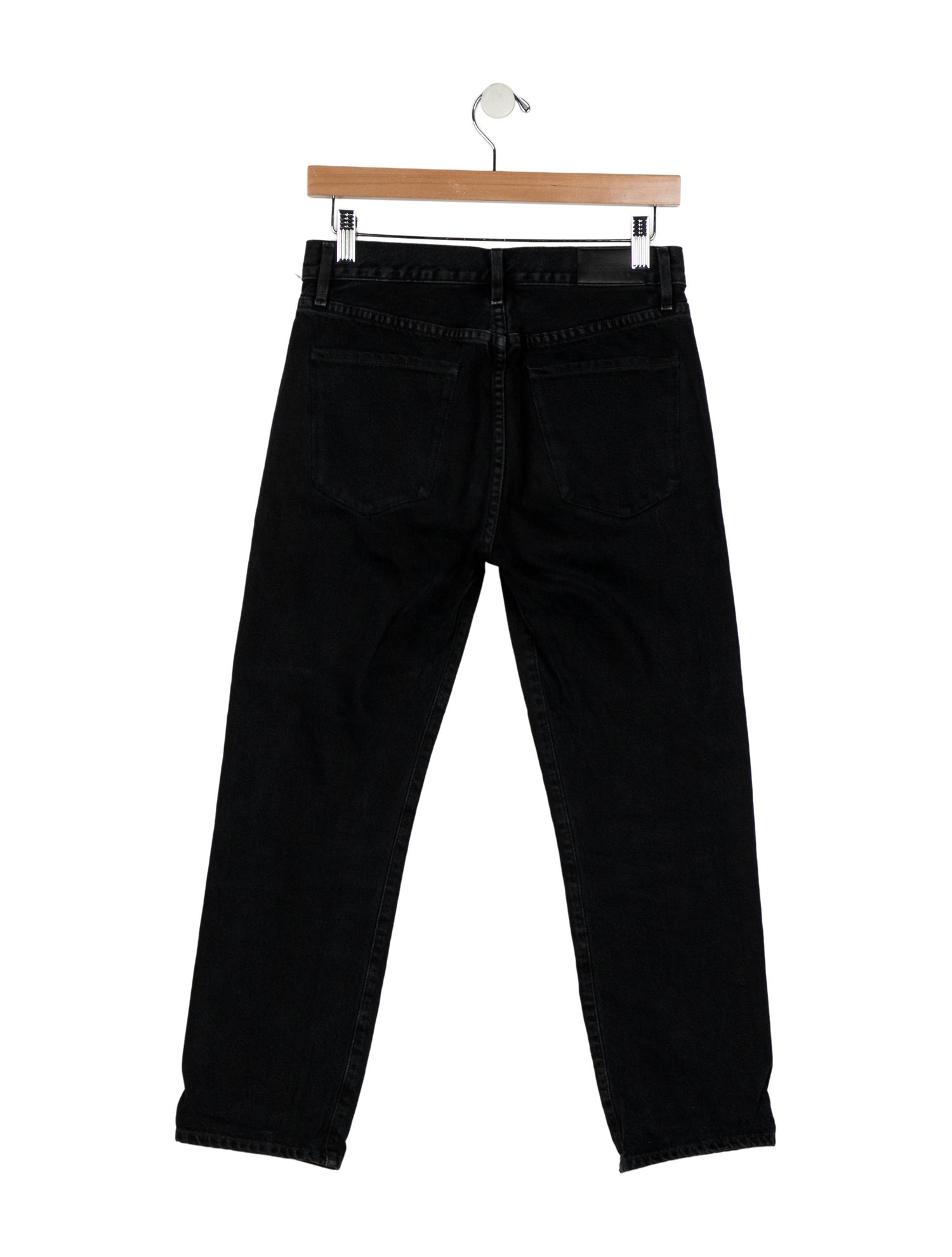 GoldSign Mid-Rise Straight Leg Jeans