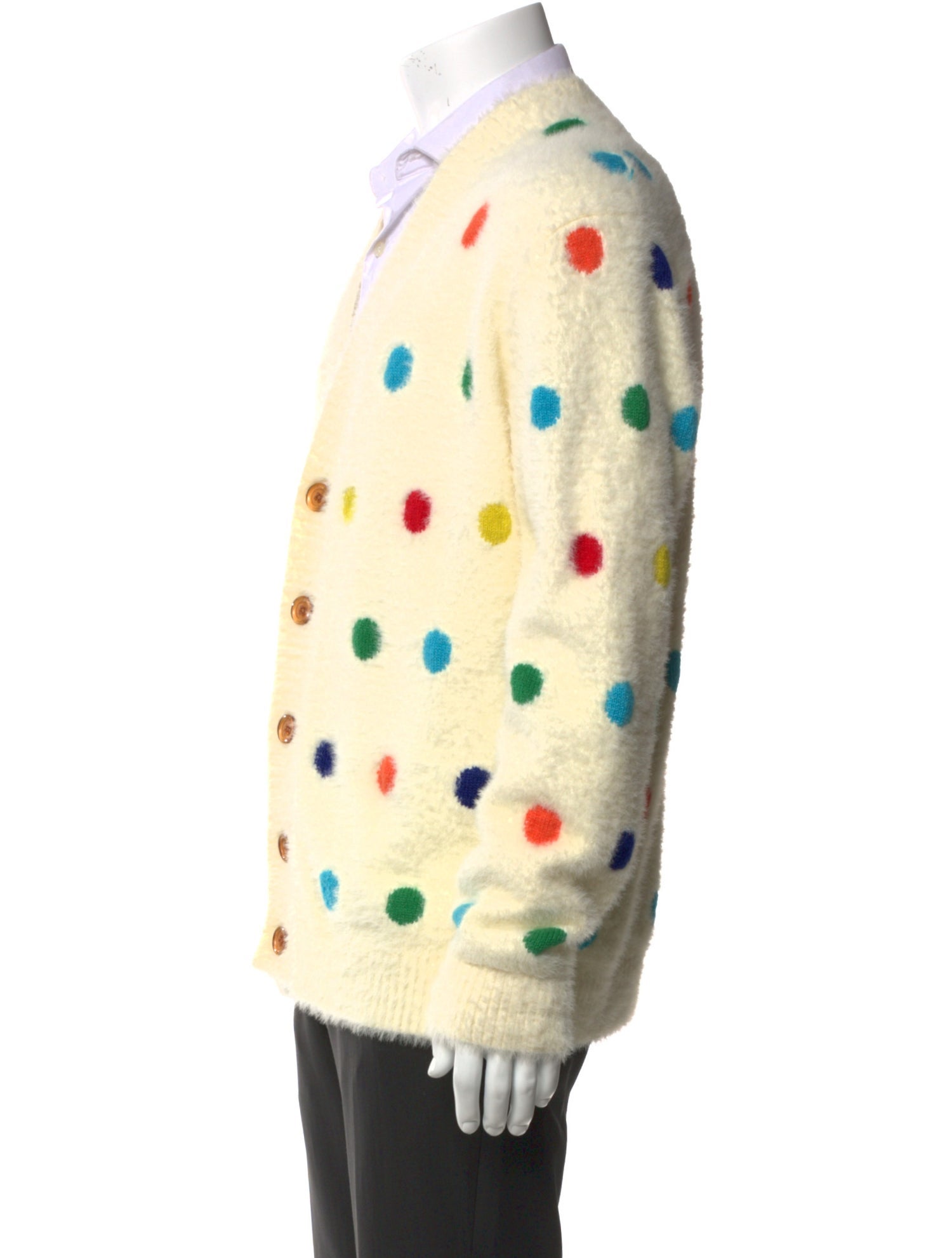 GOLF le FLEUR* Polka Dot Print V-Neck Cardigan