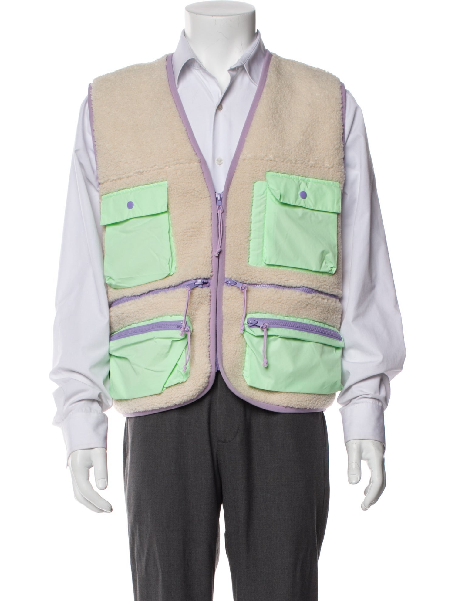 GOLF le FLEUR* Colorblock Pattern Vest