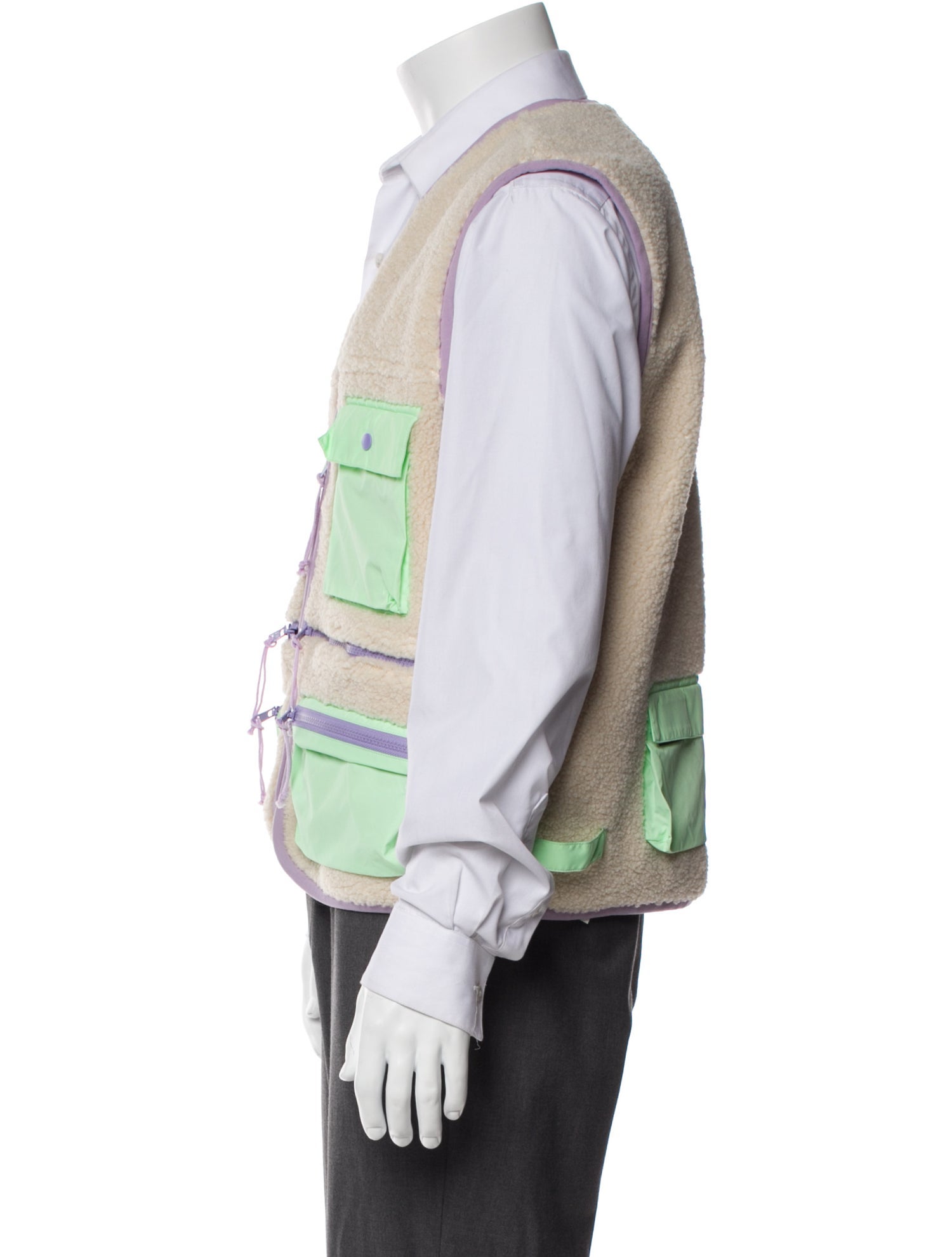 GOLF le FLEUR* Colorblock Pattern Vest