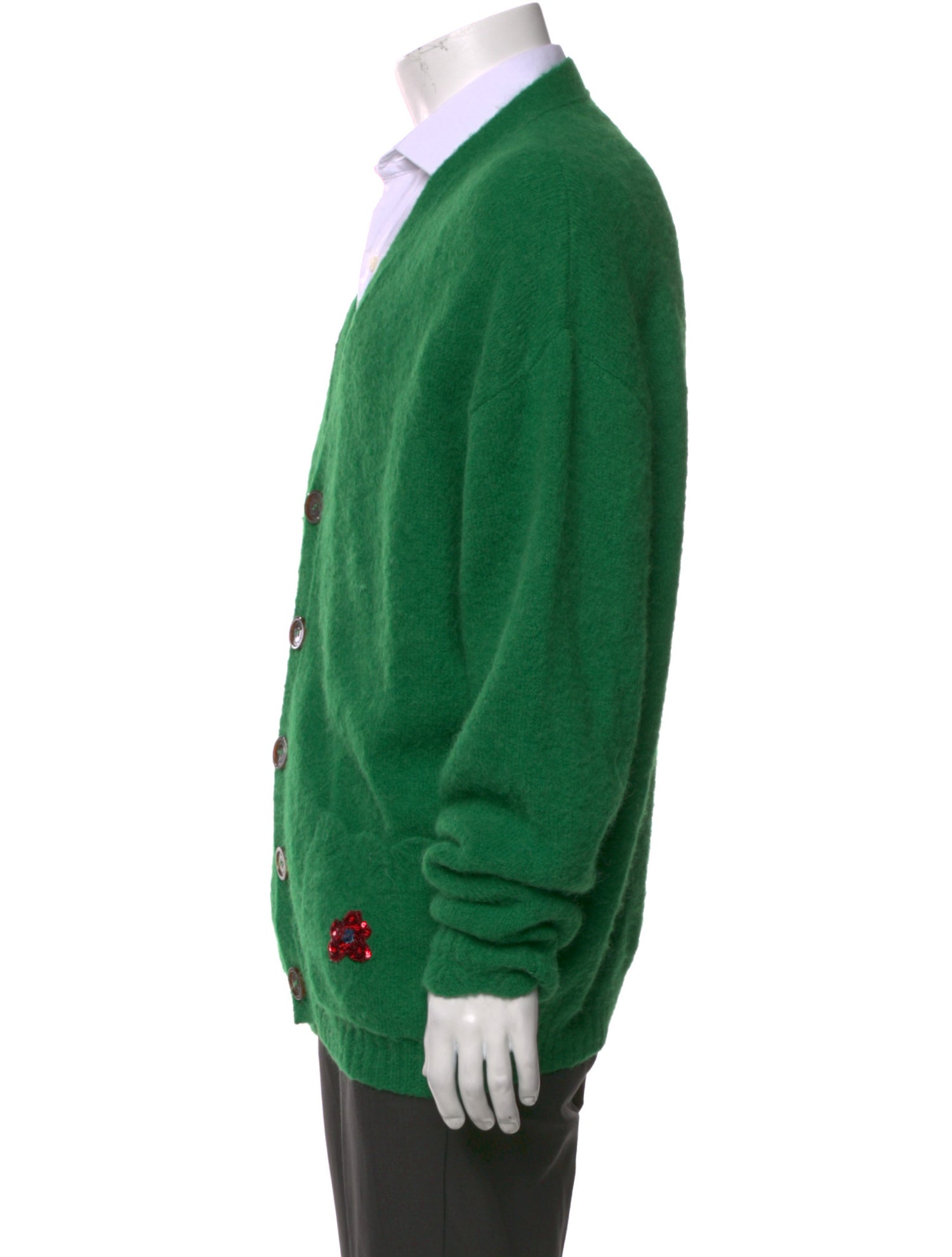 GOLF le FLEUR* Mohair Open Front Cardigan