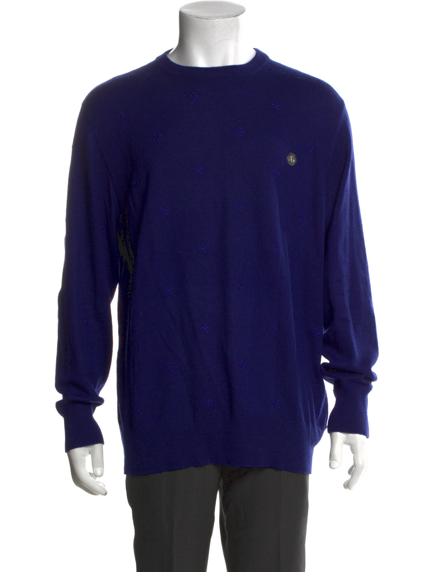 Angelo Galasso Silk Crew Neck Pullover