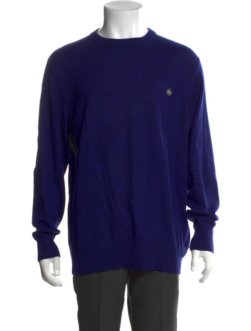 Angelo Galasso Silk Crew Neck Pullover