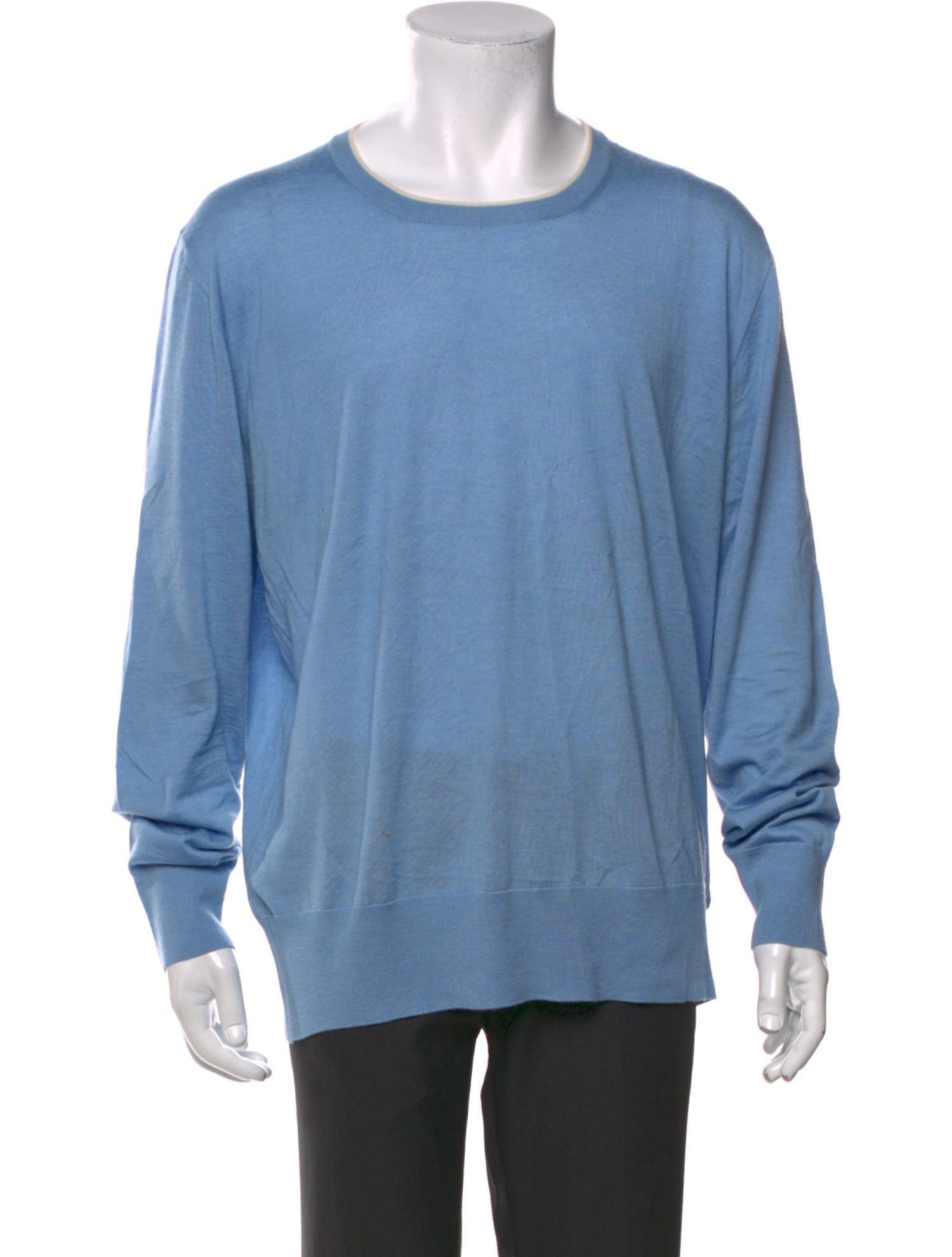 Angelo Galasso Cashmere Scoop Neck Pullover